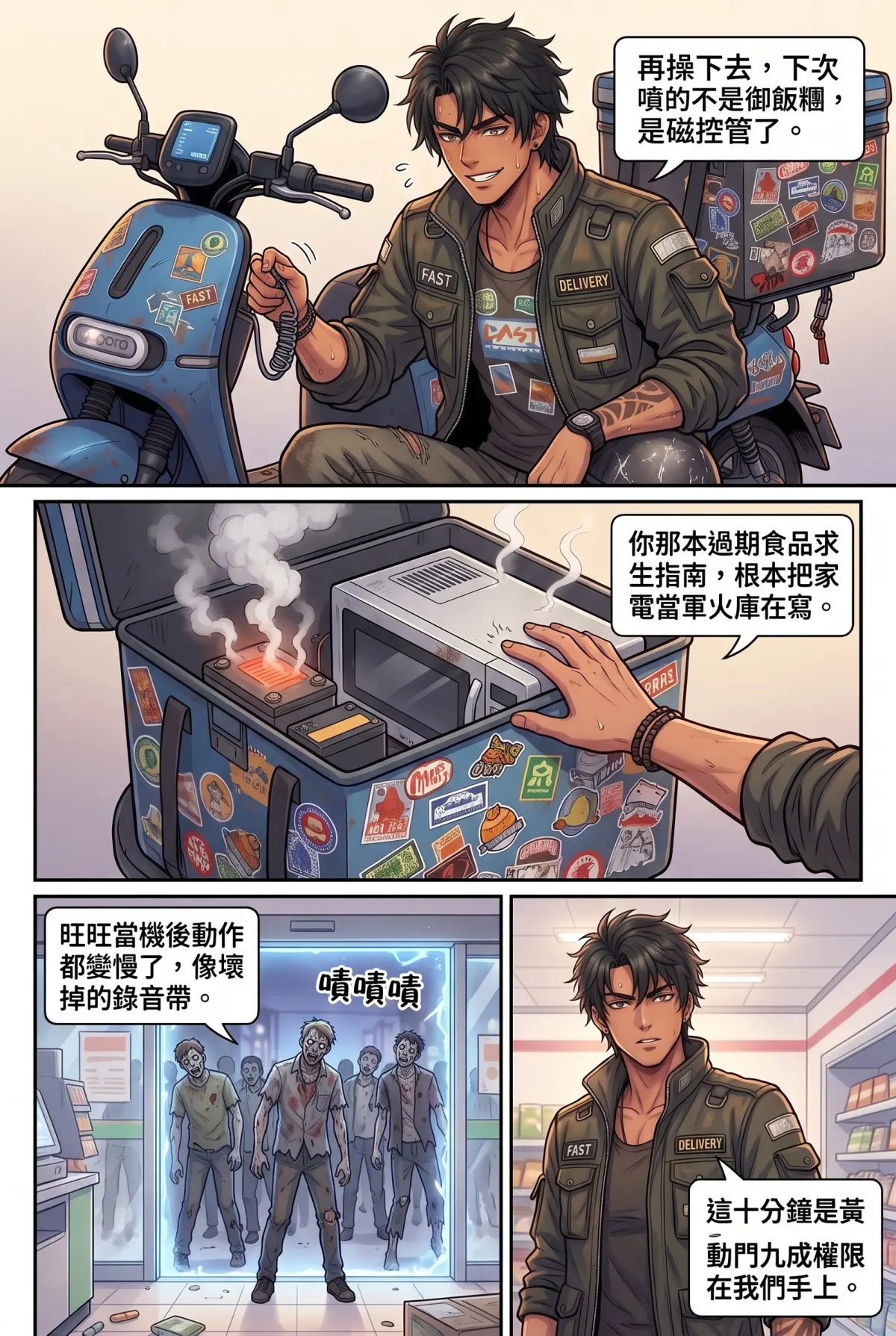 歡迎光臨末日堡壘：大夜班店員的過期食品求生指南 第 7 集　歡迎光臨末日堡壘：大夜班店員的過期食品求生指南 - 環島集章，啟程 第 5 頁