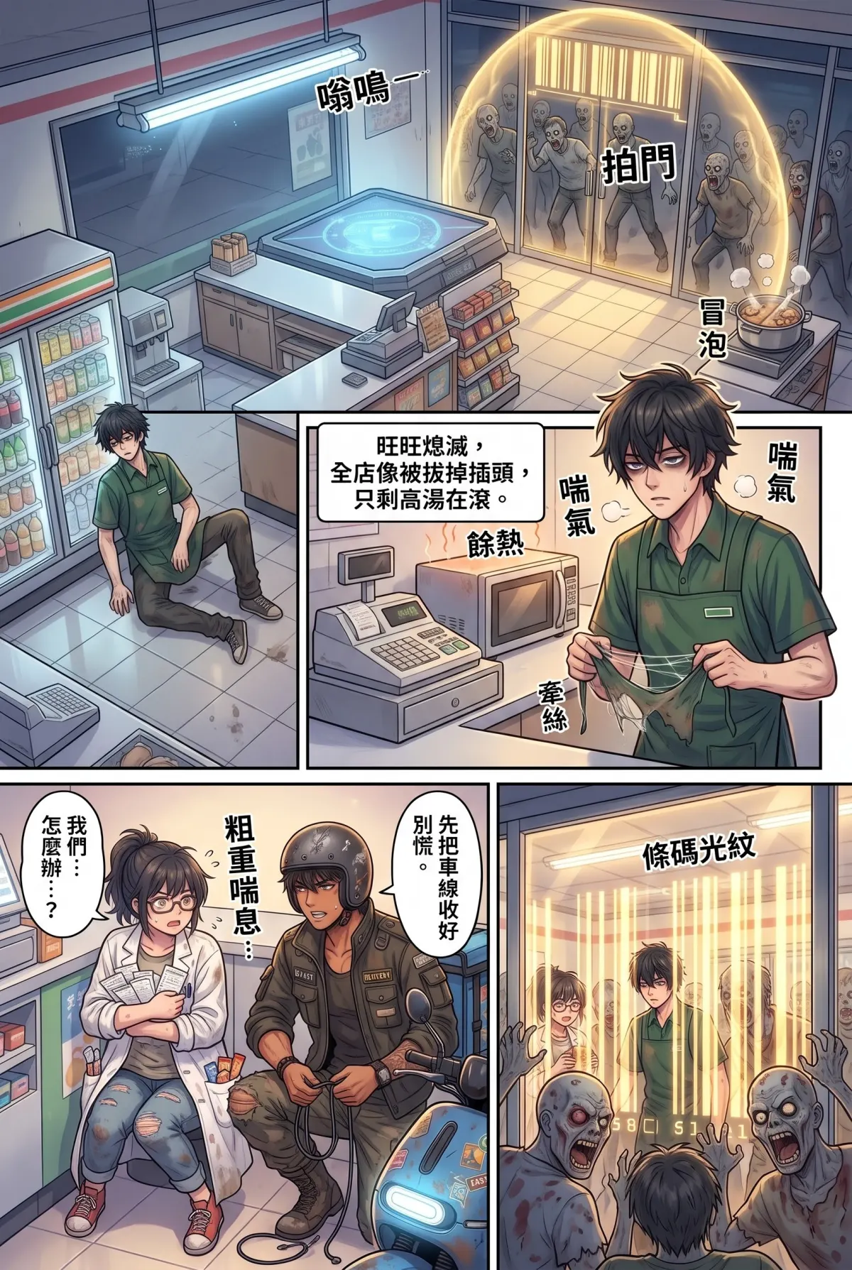 歡迎光臨末日堡壘：大夜班店員的過期食品求生指南 第 7 集　歡迎光臨末日堡壘：大夜班店員的過期食品求生指南 - 環島集章，啟程 第 2 頁