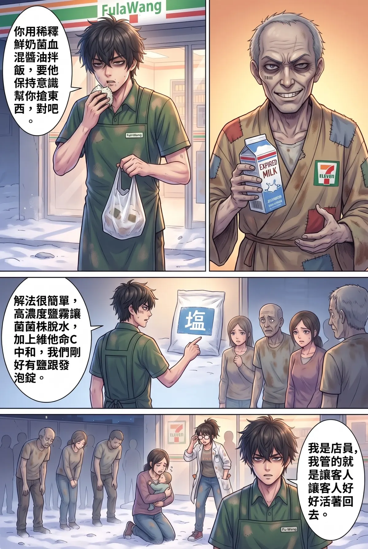 歡迎光臨末日堡壘：大夜班店員的過期食品求生指南 第 8 集　歡迎光臨末日堡壘：大夜班店員的過期食品求生指南 - 玉山天空之城的背叛 第 14 頁