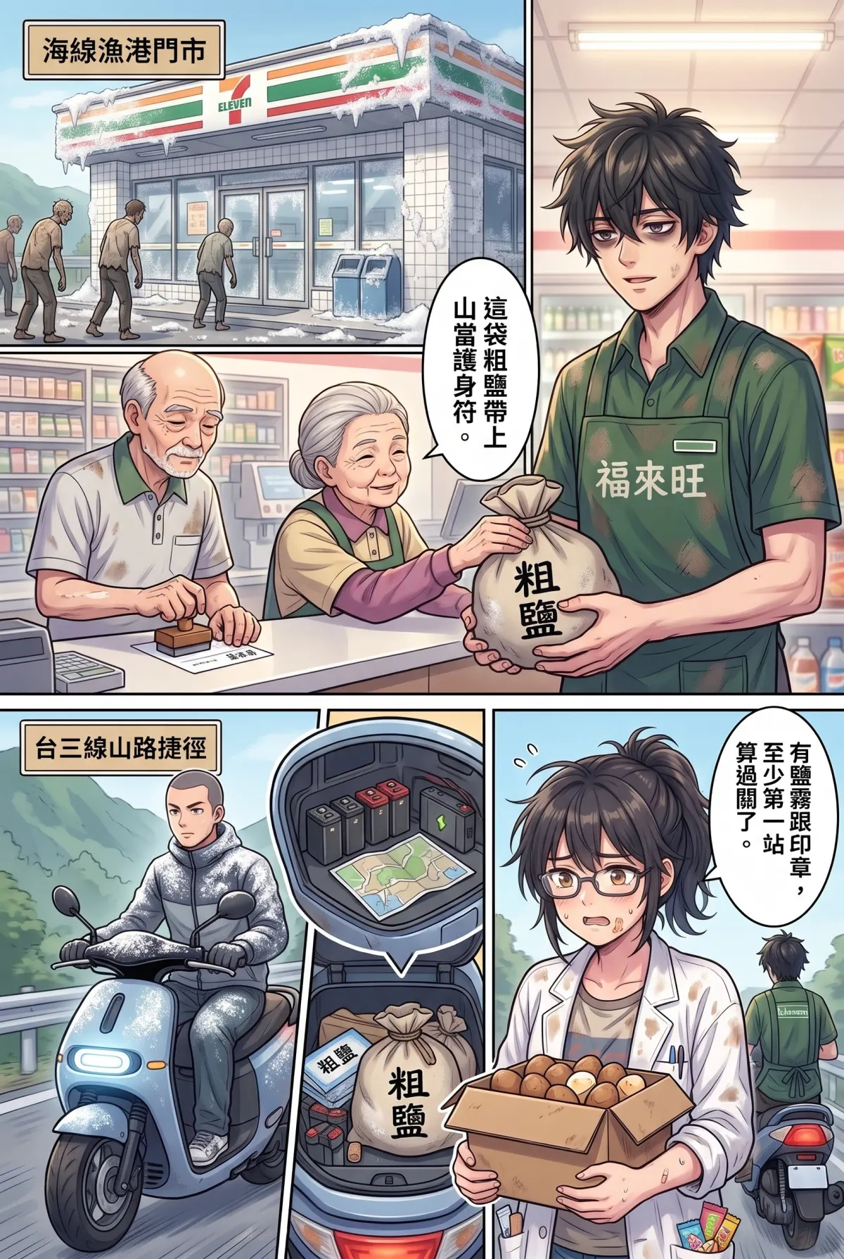 歡迎光臨末日堡壘：大夜班店員的過期食品求生指南 第 8 集　歡迎光臨末日堡壘：大夜班店員的過期食品求生指南 - 玉山天空之城的背叛 第 4 頁