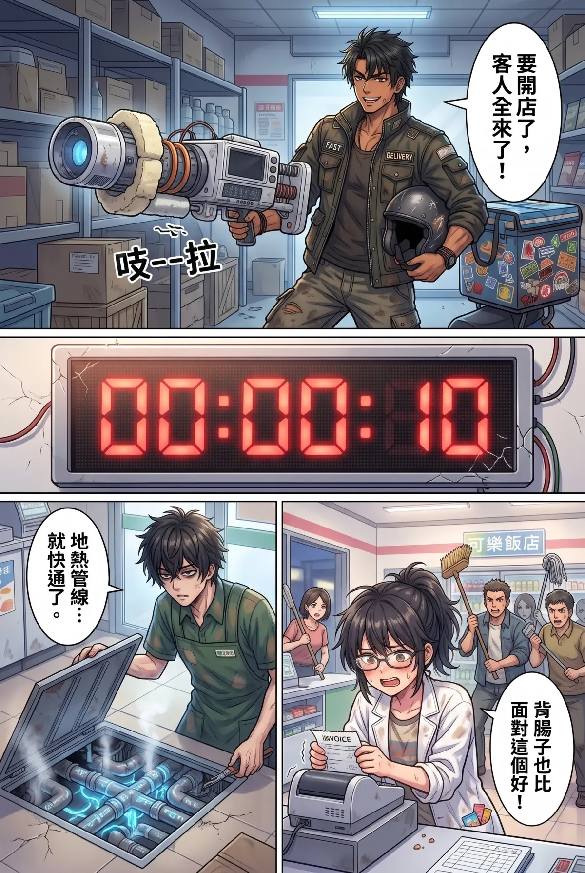 歡迎光臨末日堡壘：大夜班店員的過期食品求生指南 第 9 集　歡迎光臨末日堡壘：大夜班店員的過期食品求生指南 - 全台大促銷，最終歡迎光臨 第 12 頁