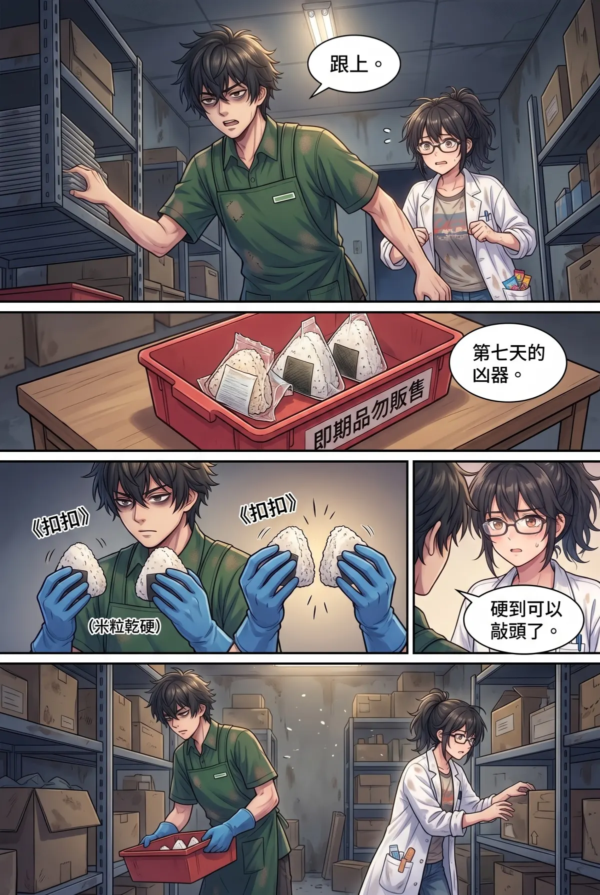 歡迎光臨末日堡壘：大夜班店員的過期食品求生指南 第 10 集　歡迎光臨末日堡壘：大夜班店員的過期食品求生指南 - 過期食品求生指南的最後一頁 第 7 頁