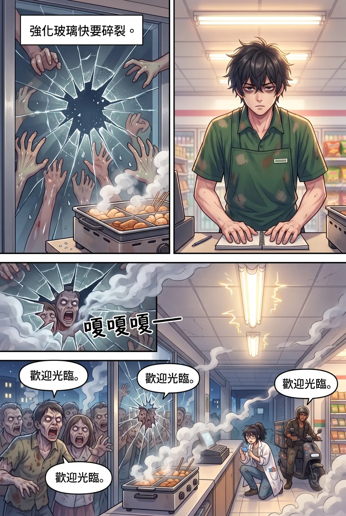 歡迎光臨末日堡壘：大夜班店員的過期食品求生指南 第 10 集　歡迎光臨末日堡壘：大夜班店員的過期食品求生指南 - 過期食品求生指南的最後一頁 第 2 頁