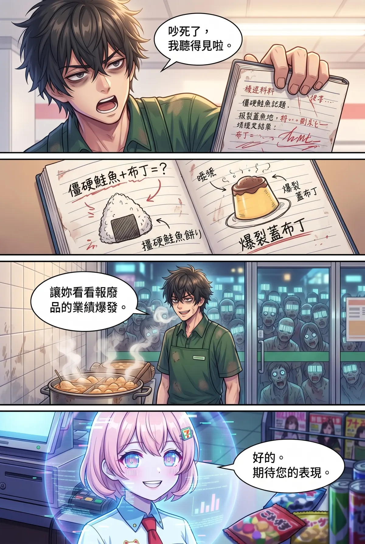 歡迎光臨末日堡壘：大夜班店員的過期食品求生指南 第 10 集　歡迎光臨末日堡壘：大夜班店員的過期食品求生指南 - 過期食品求生指南的最後一頁 第 6 頁