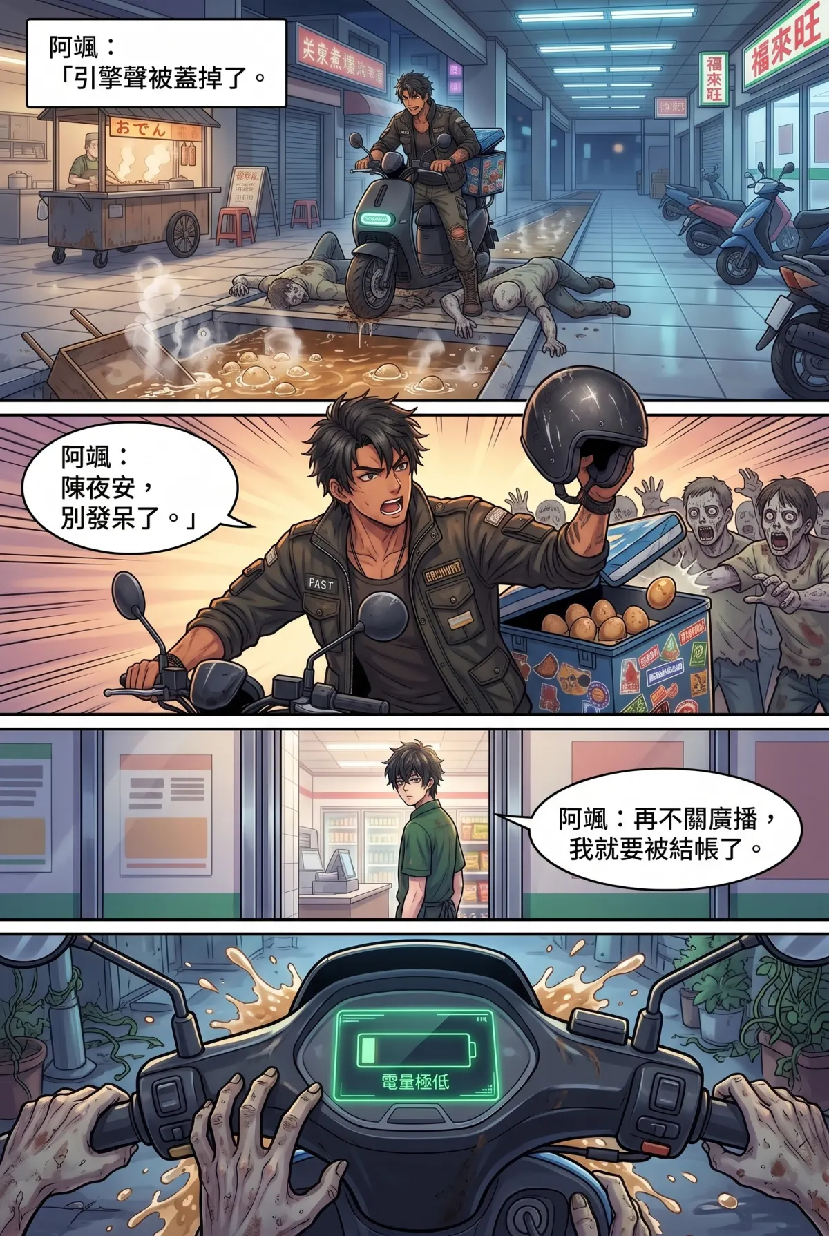 歡迎光臨末日堡壘：大夜班店員的過期食品求生指南 第 10 集　歡迎光臨末日堡壘：大夜班店員的過期食品求生指南 - 過期食品求生指南的最後一頁 第 5 頁