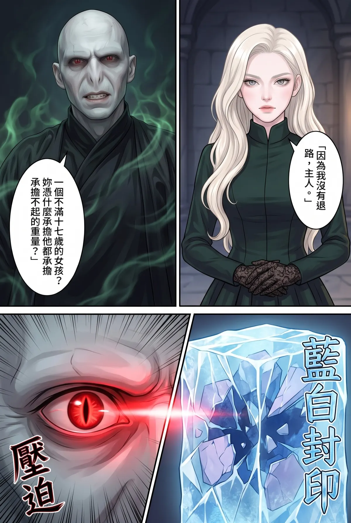 白金荊棘 史萊特林的大小姐 第 1 集　白金荊棘 - 第一章：白金荊棘的冠冕 第 8 頁