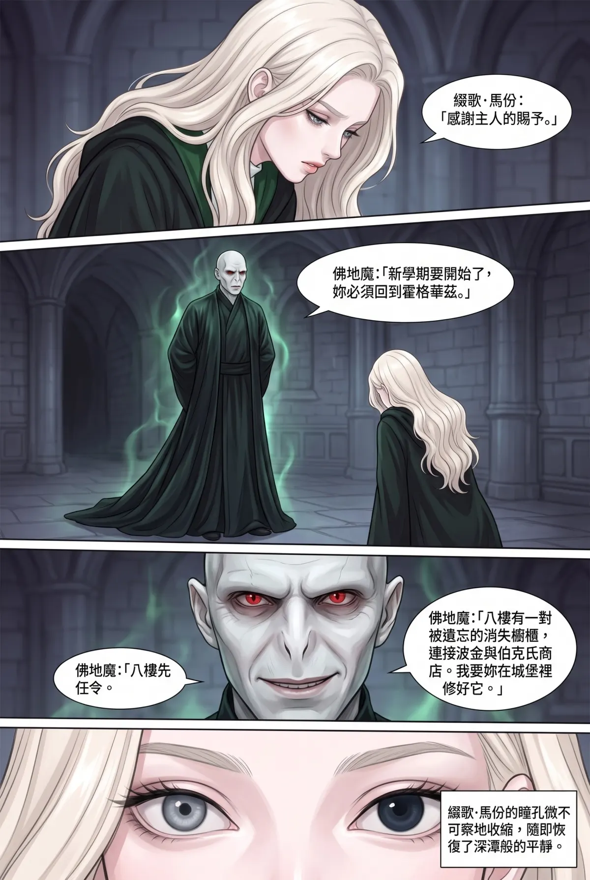 白金荊棘 史萊特林的大小姐 第 1 集　白金荊棘 - 第一章：白金荊棘的冠冕 第 14 頁