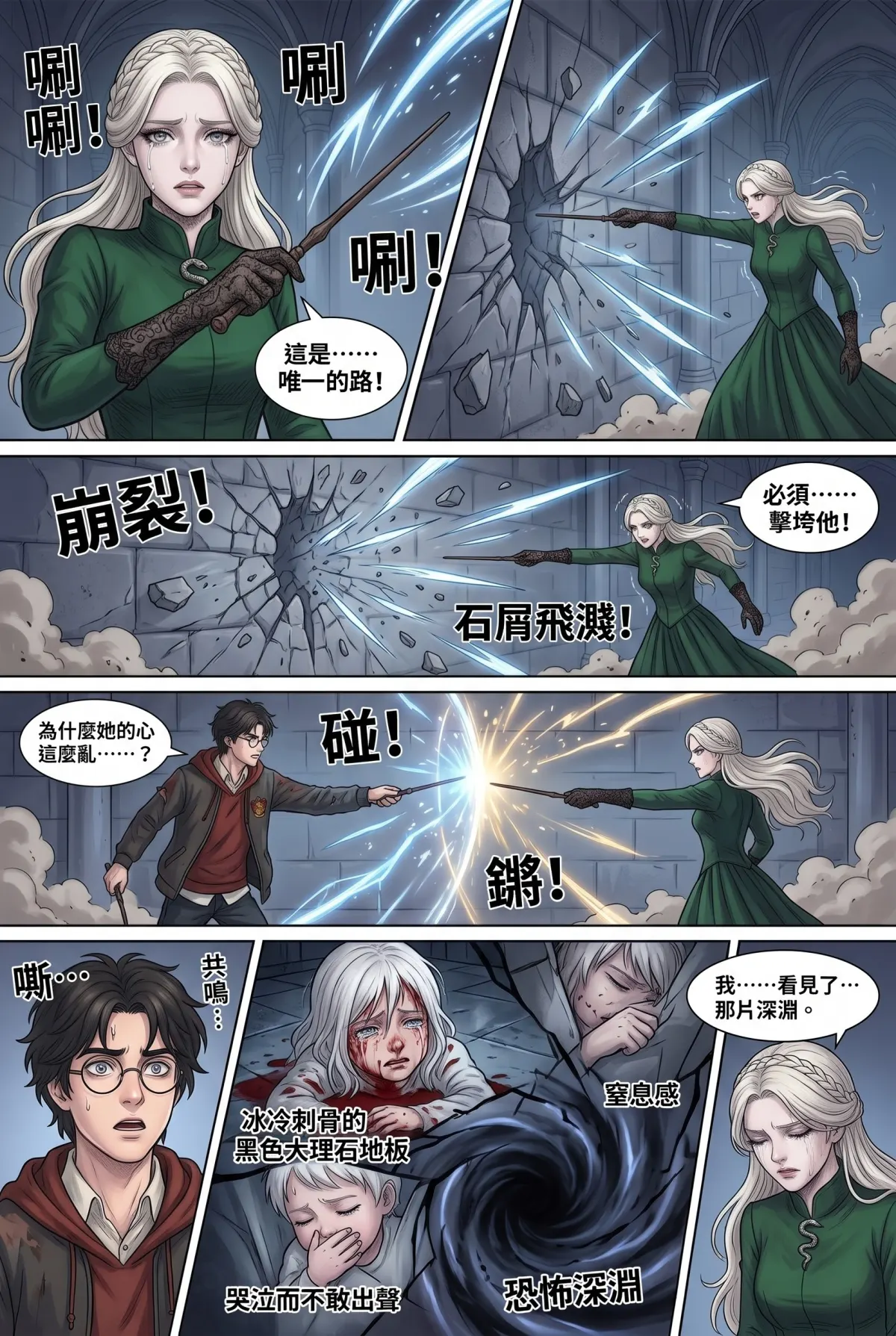 白金荊棘 史萊特林的大小姐 第 3 集　白金荊棘 - 第三章：沸騰魔藥與裂隙 第 15 頁
