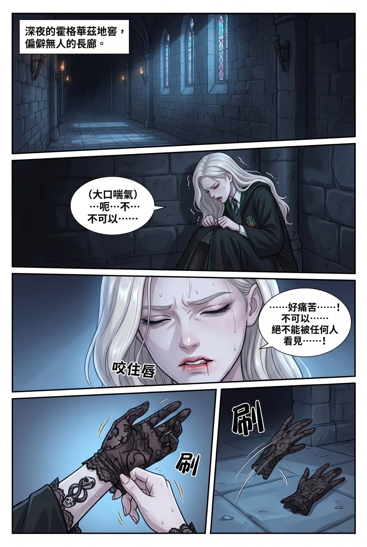 白金荊棘 史萊特林的大小姐 第 4 集　白金荊棘 - 第四章：黑夜刑台上的暗湧 第 9 頁