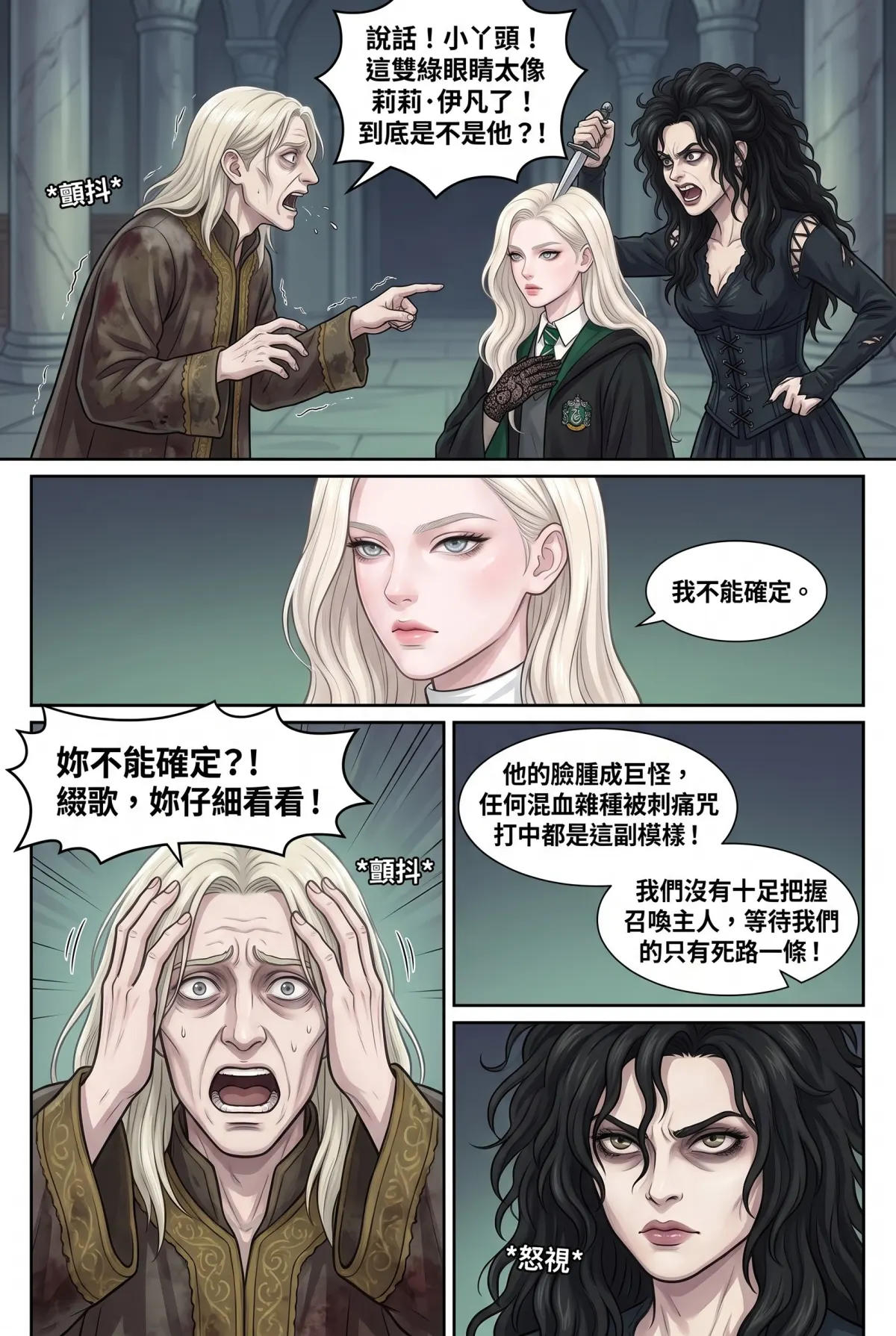 白金荊棘 史萊特林的大小姐 第 7 集　白金荊棘 - 第七章：莊園審判與血脈反噬 第 10 頁