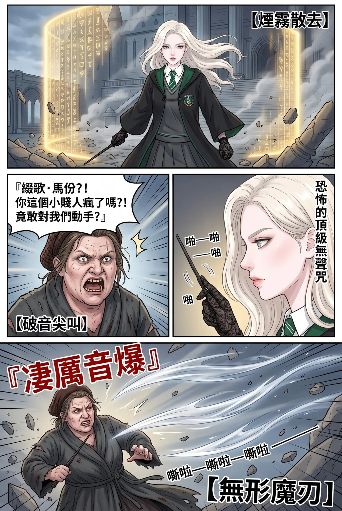 白金荊棘 史萊特林的大小姐 第 9 集　白金荊棘 - 第九章：烈火焚城與白金殉道 第 9 頁