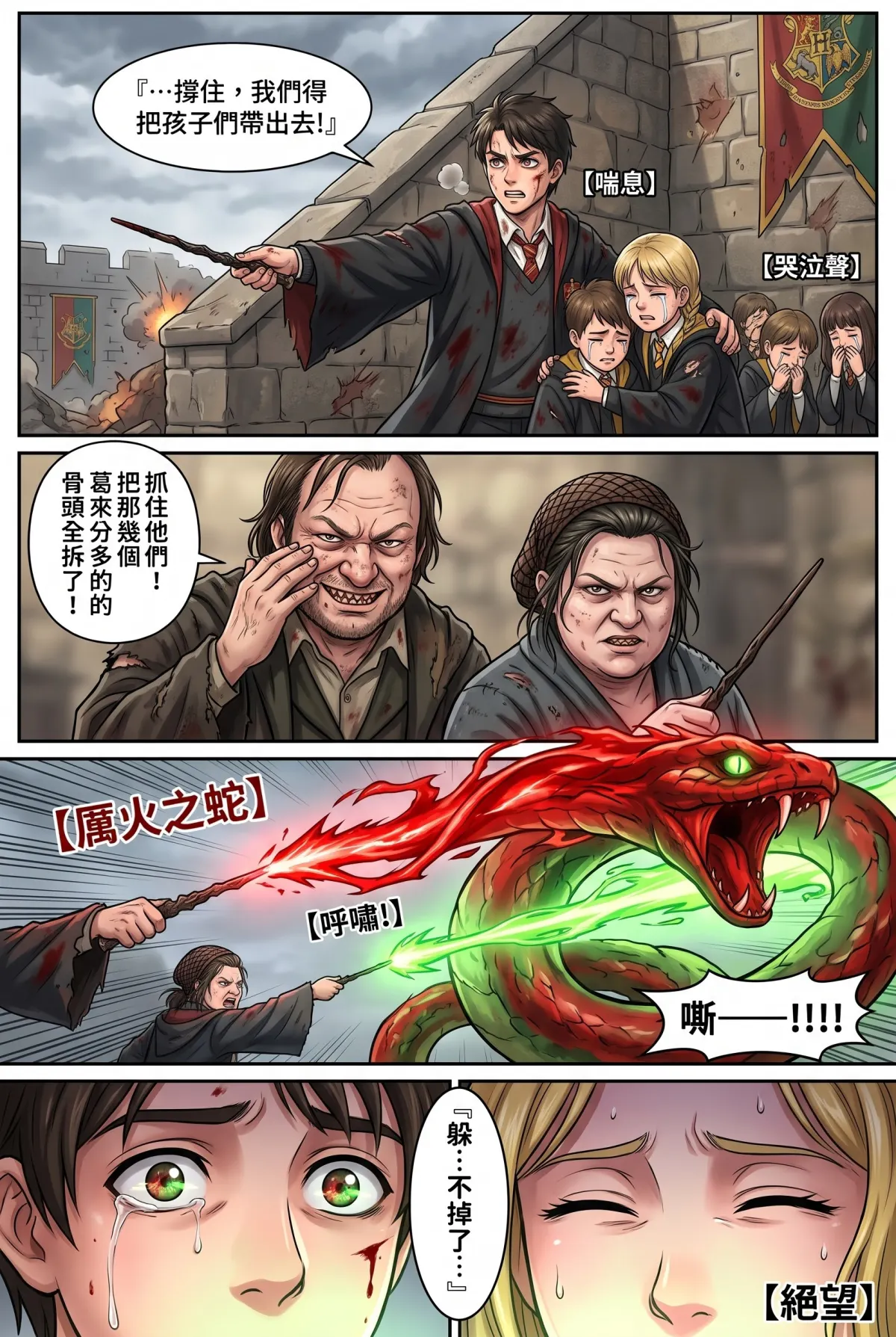 白金荊棘 史萊特林的大小姐 第 9 集　白金荊棘 - 第九章：烈火焚城與白金殉道 第 6 頁