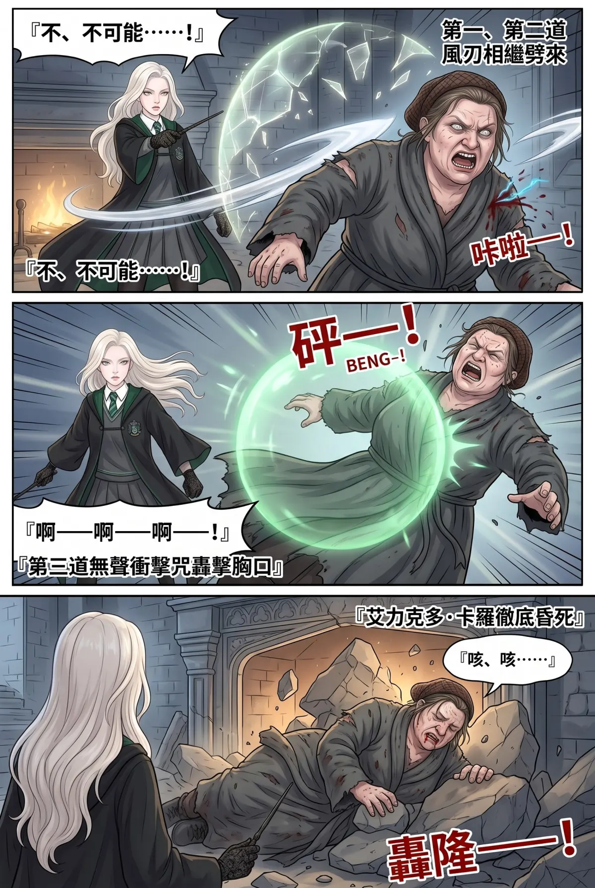 白金荊棘 史萊特林的大小姐 第 9 集　白金荊棘 - 第九章：烈火焚城與白金殉道 第 10 頁