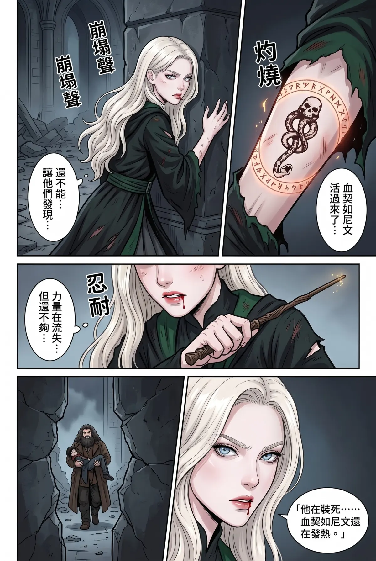 白金荊棘 史萊特林的大小姐 第 10 集　白金荊棘 - 第十章：晨曦廢墟與荊棘破曉 第 5 頁