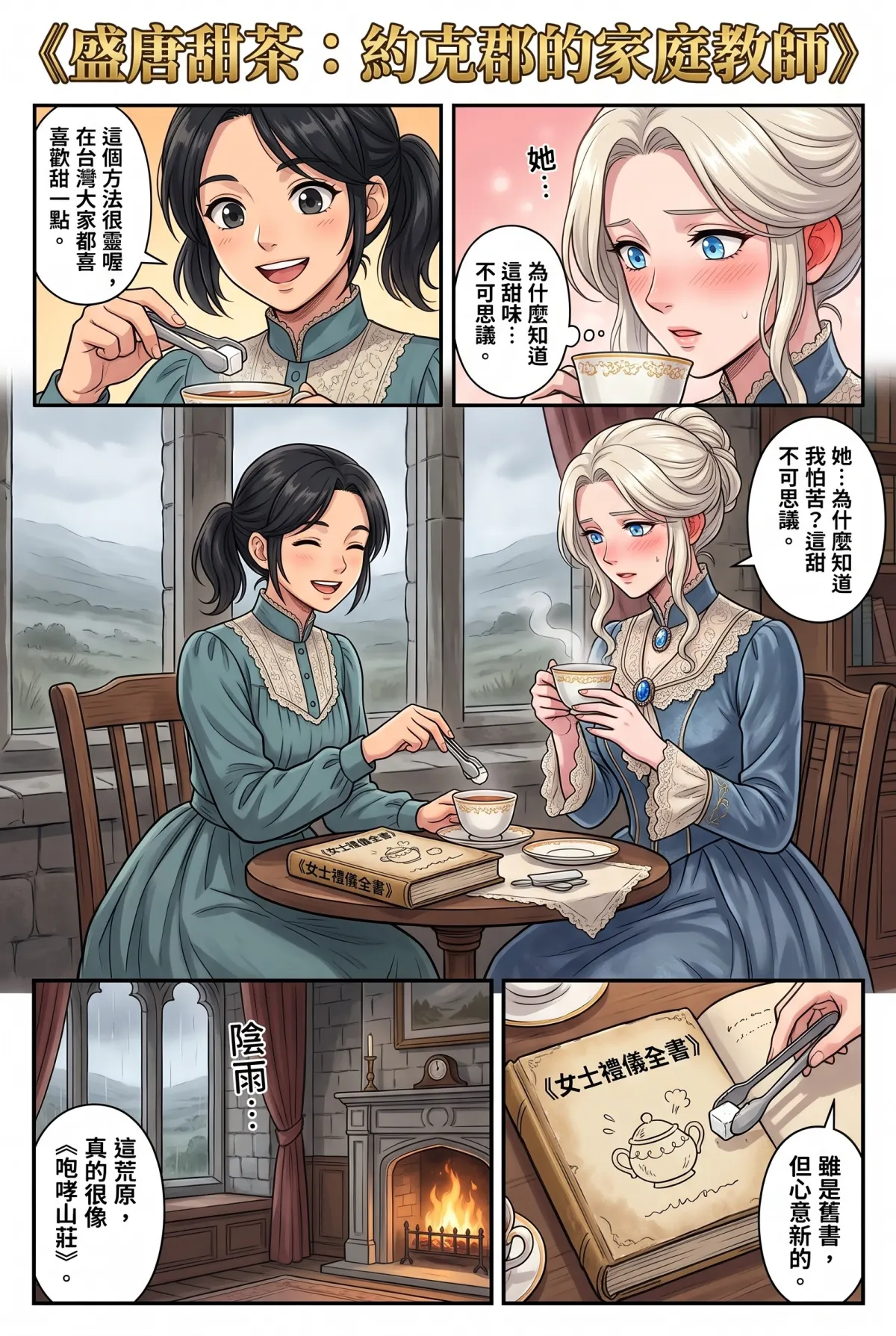 女爵大人，妳的紅茶又忘了加糖 第 2 集　女爵大人，妳的紅茶又忘了加糖 - 第二章：女爵大人，妳的紅茶又忘了加糖 第 1 頁