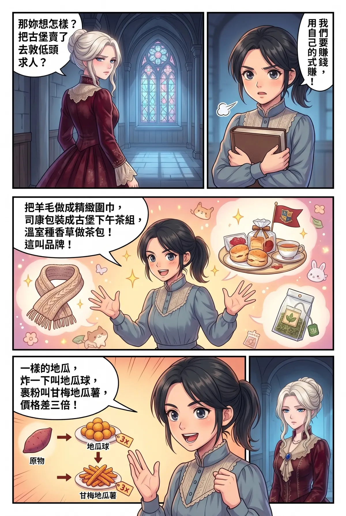 女爵大人，妳的紅茶又忘了加糖 第 3 集　女爵大人，妳的紅茶又忘了加糖 - 第三章：黑暗料理與夜市靈魂大改造 第 15 頁