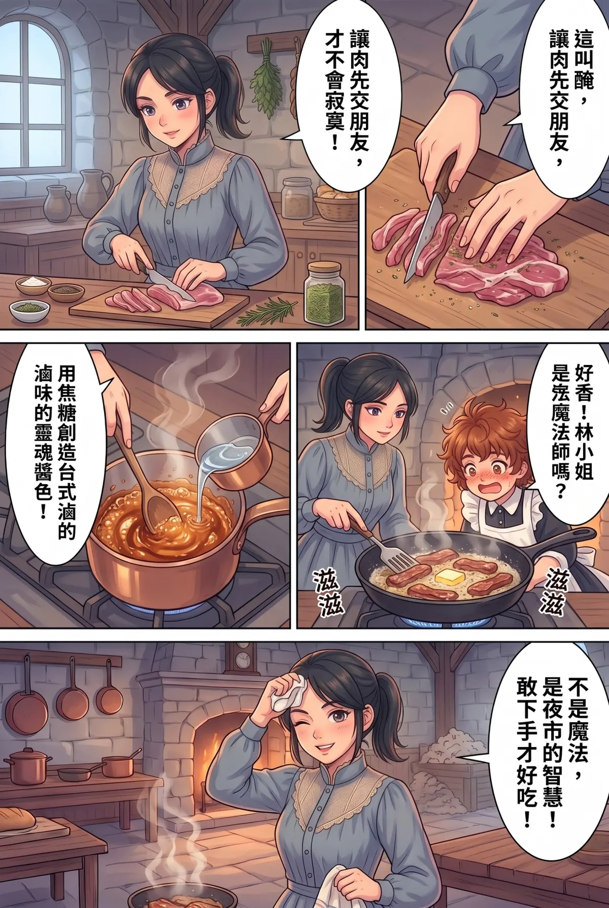 女爵大人，妳的紅茶又忘了加糖 第 3 集　女爵大人，妳的紅茶又忘了加糖 - 第三章：黑暗料理與夜市靈魂大改造 第 8 頁