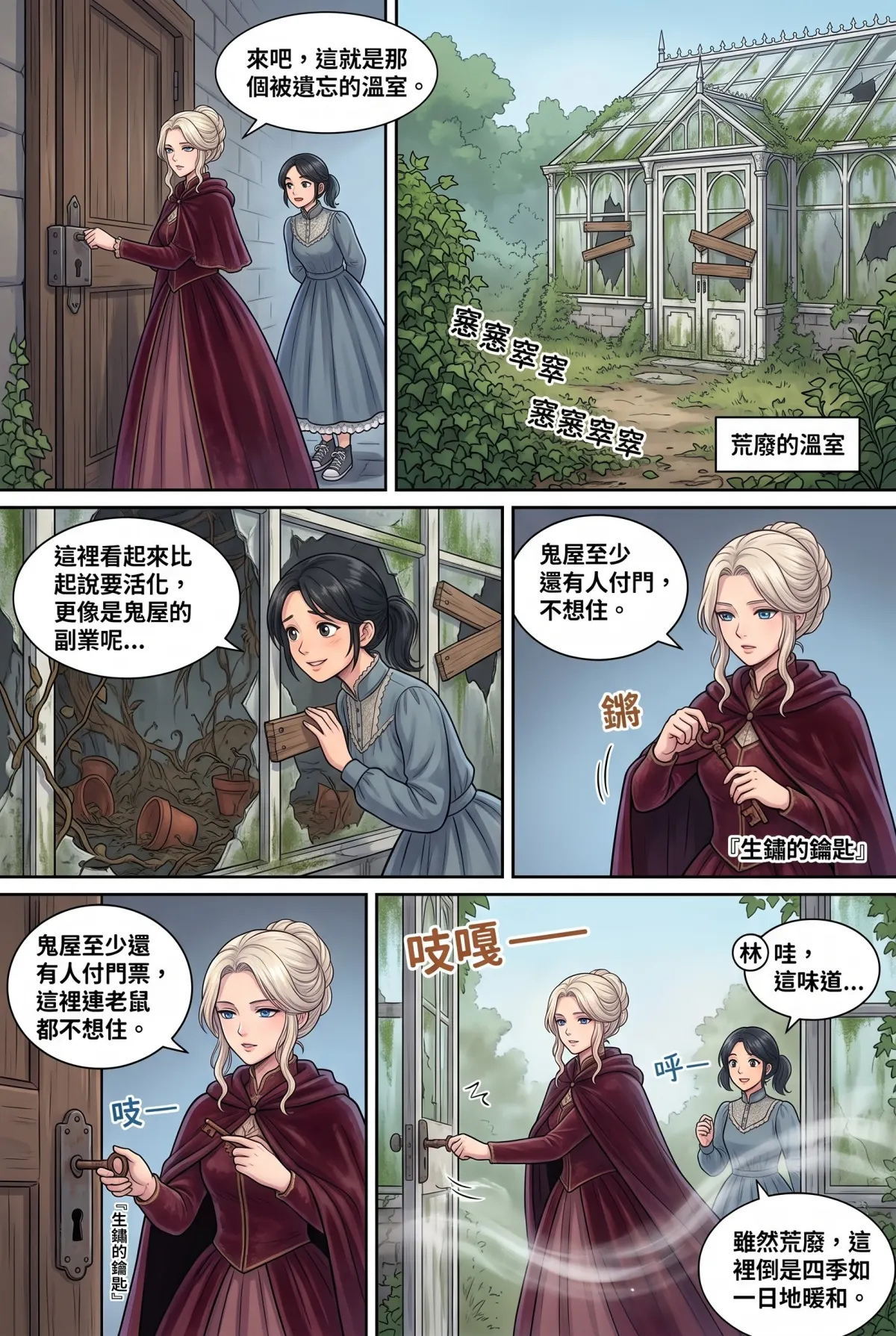 女爵大人，妳的紅茶又忘了加糖 第 4 集　女爵大人，妳的紅茶又忘了加糖 - 第四章：溫室、書信與獸醫先生 第 5 頁