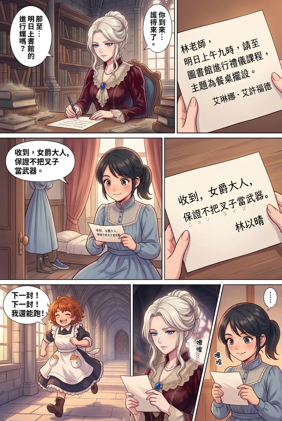 女爵大人，妳的紅茶又忘了加糖 第 4 集　女爵大人，妳的紅茶又忘了加糖 - 第四章：溫室、書信與獸醫先生 第 15 頁