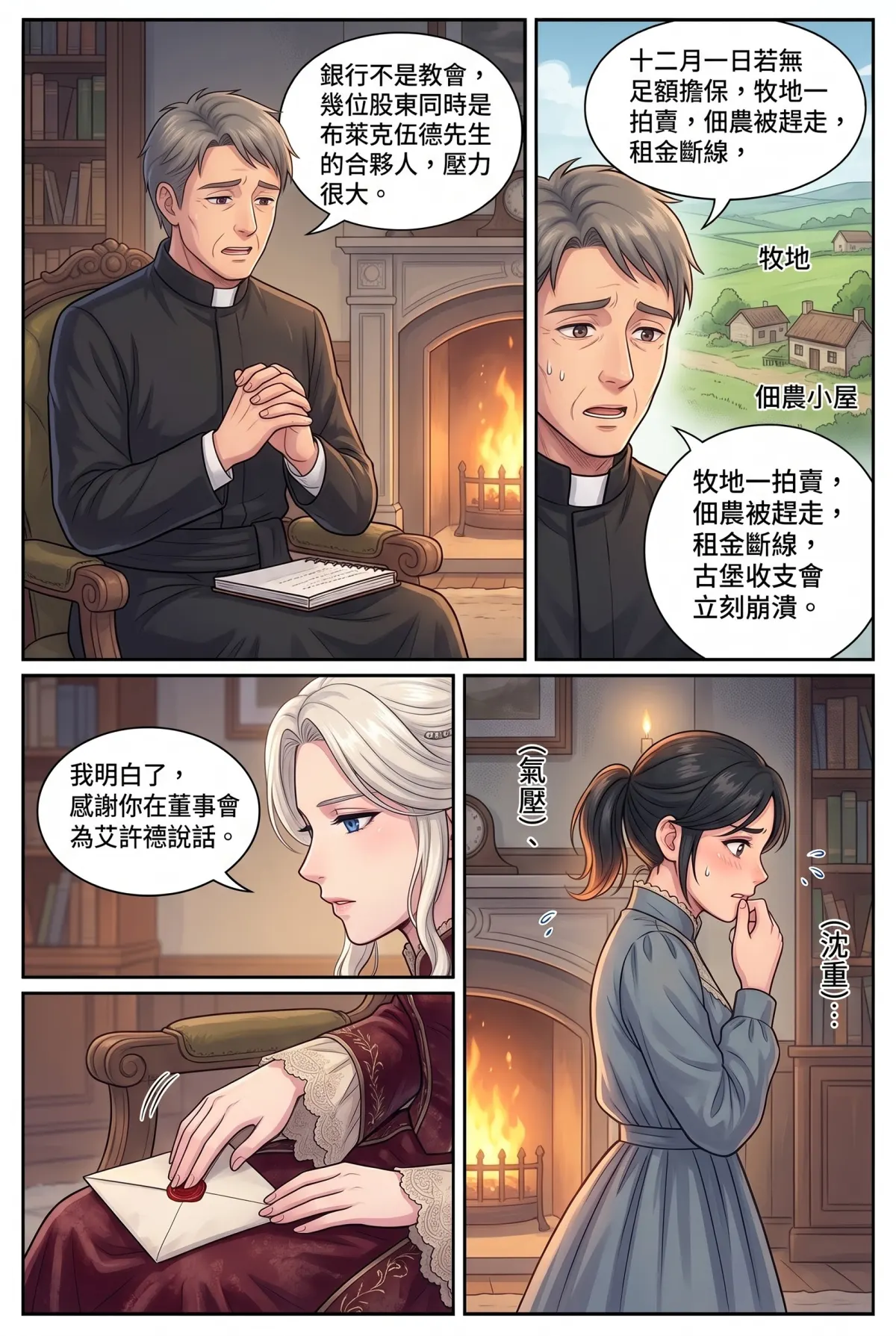 女爵大人，妳的紅茶又忘了加糖 第 5 集　女爵大人，妳的紅茶又忘了加糖 - 第五章：銀行來信與紡織大亨的陰影 第 7 頁