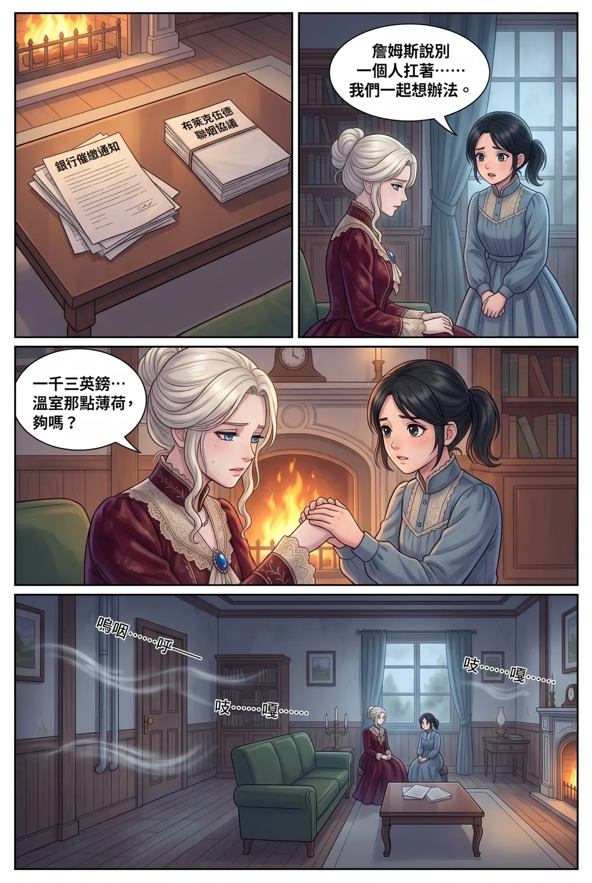 女爵大人，妳的紅茶又忘了加糖 第 5 集　女爵大人，妳的紅茶又忘了加糖 - 第五章：銀行來信與紡織大亨的陰影 第 16 頁