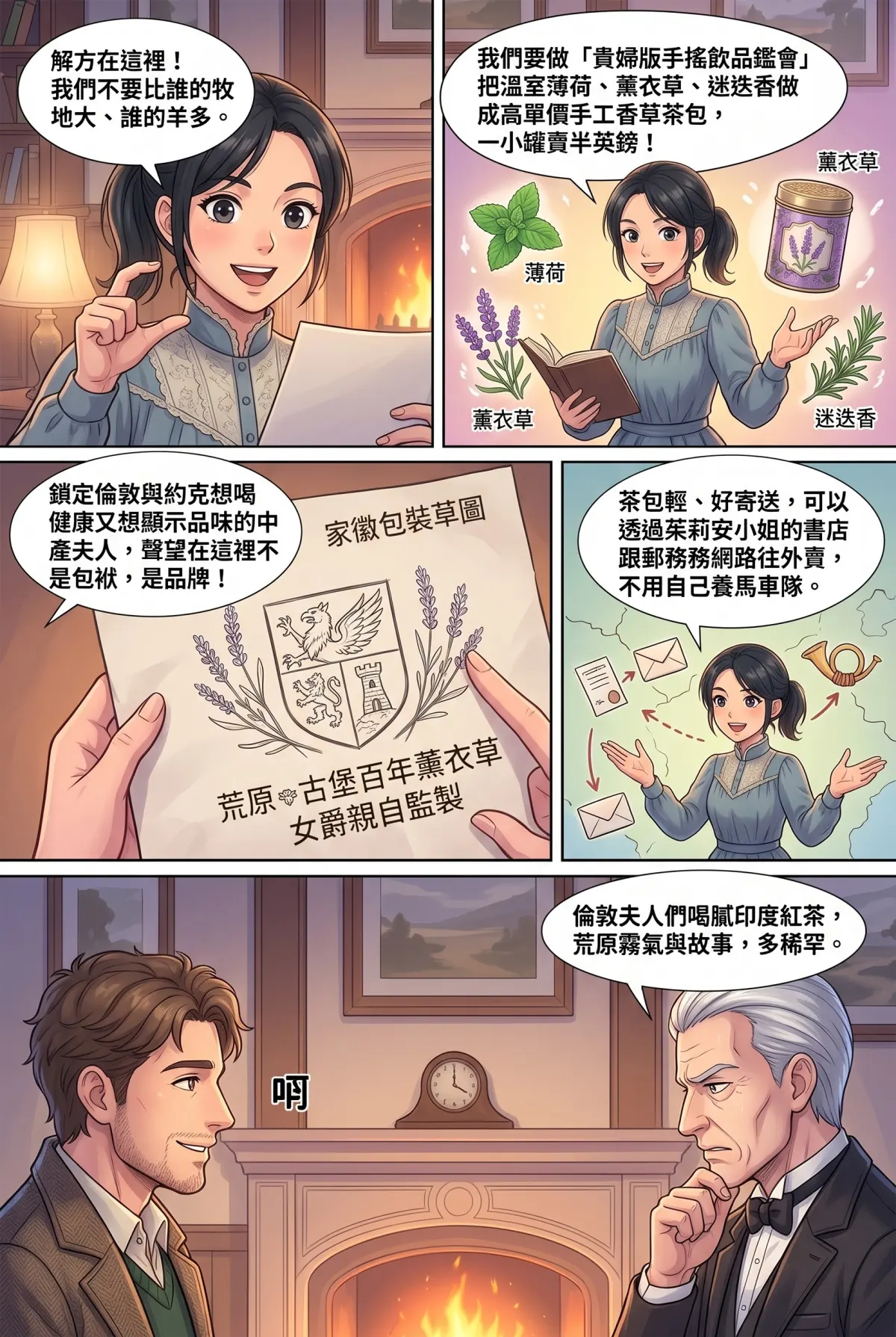 女爵大人，妳的紅茶又忘了加糖 第 6 集　女爵大人，妳的紅茶又忘了加糖 - 第六章：壁爐經濟學與亞瑟的偏見 第 10 頁
