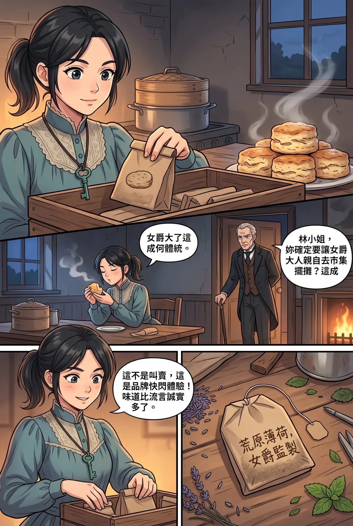 女爵大人，妳的紅茶又忘了加糖 第 7 集　女爵大人，妳的紅茶又忘了加糖 - 第七章：約克市集的珍奶公關戰 第 2 頁