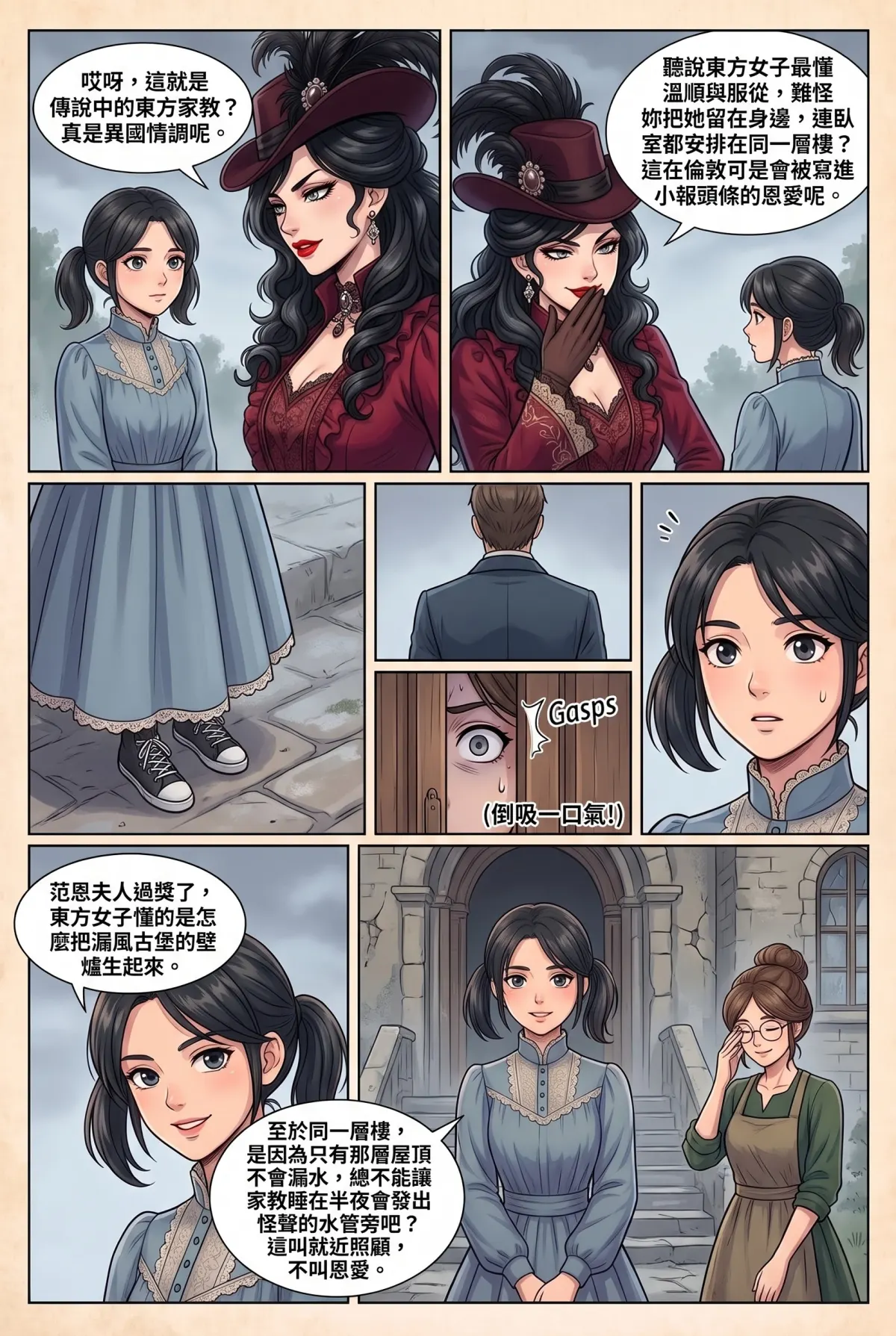 女爵大人，妳的紅茶又忘了加糖 第 8 集　女爵大人，妳的紅茶又忘了加糖 - 第八章：倫敦來的社交女王與女記者 第 9 頁