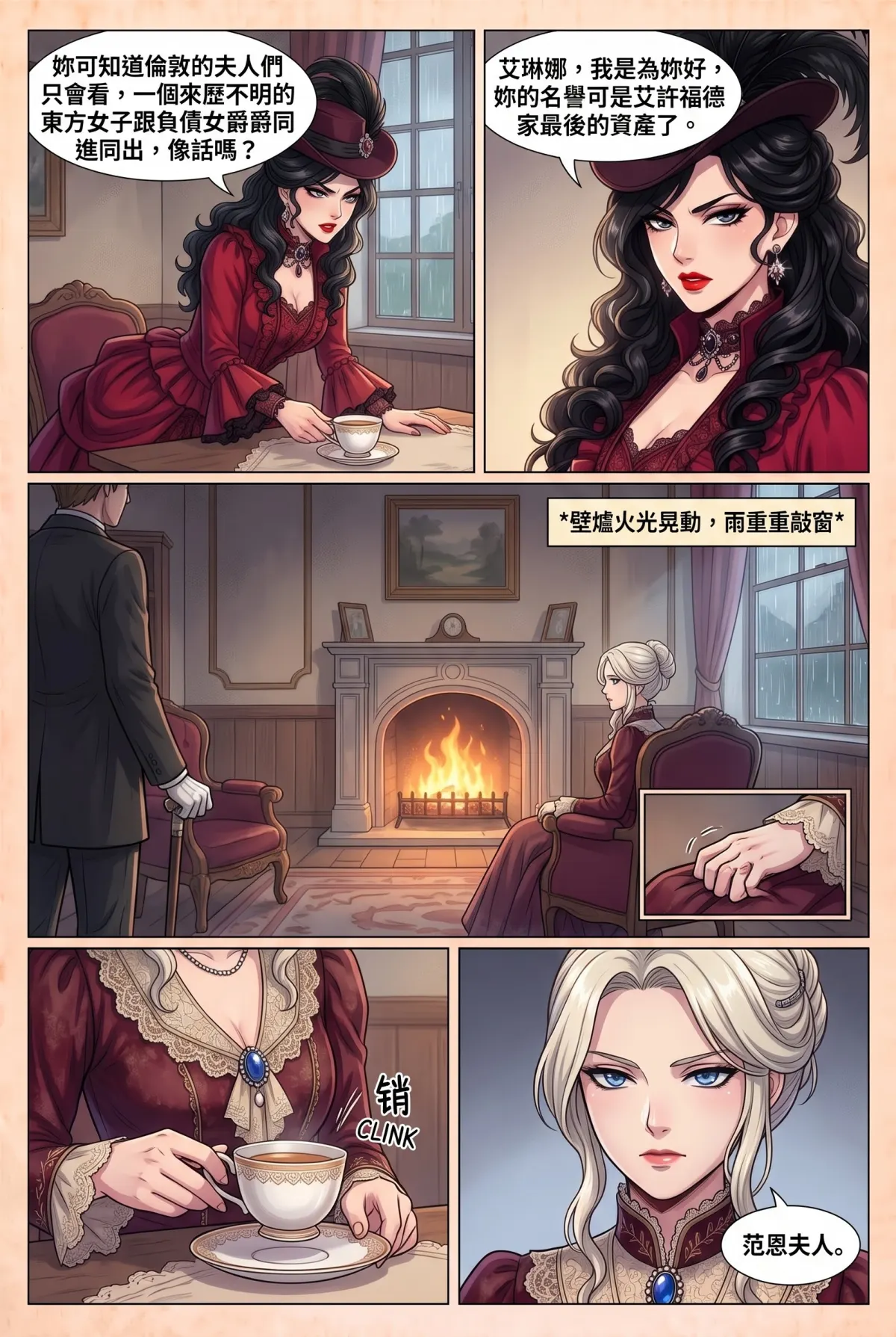女爵大人，妳的紅茶又忘了加糖 第 8 集　女爵大人，妳的紅茶又忘了加糖 - 第八章：倫敦來的社交女王與女記者 第 13 頁