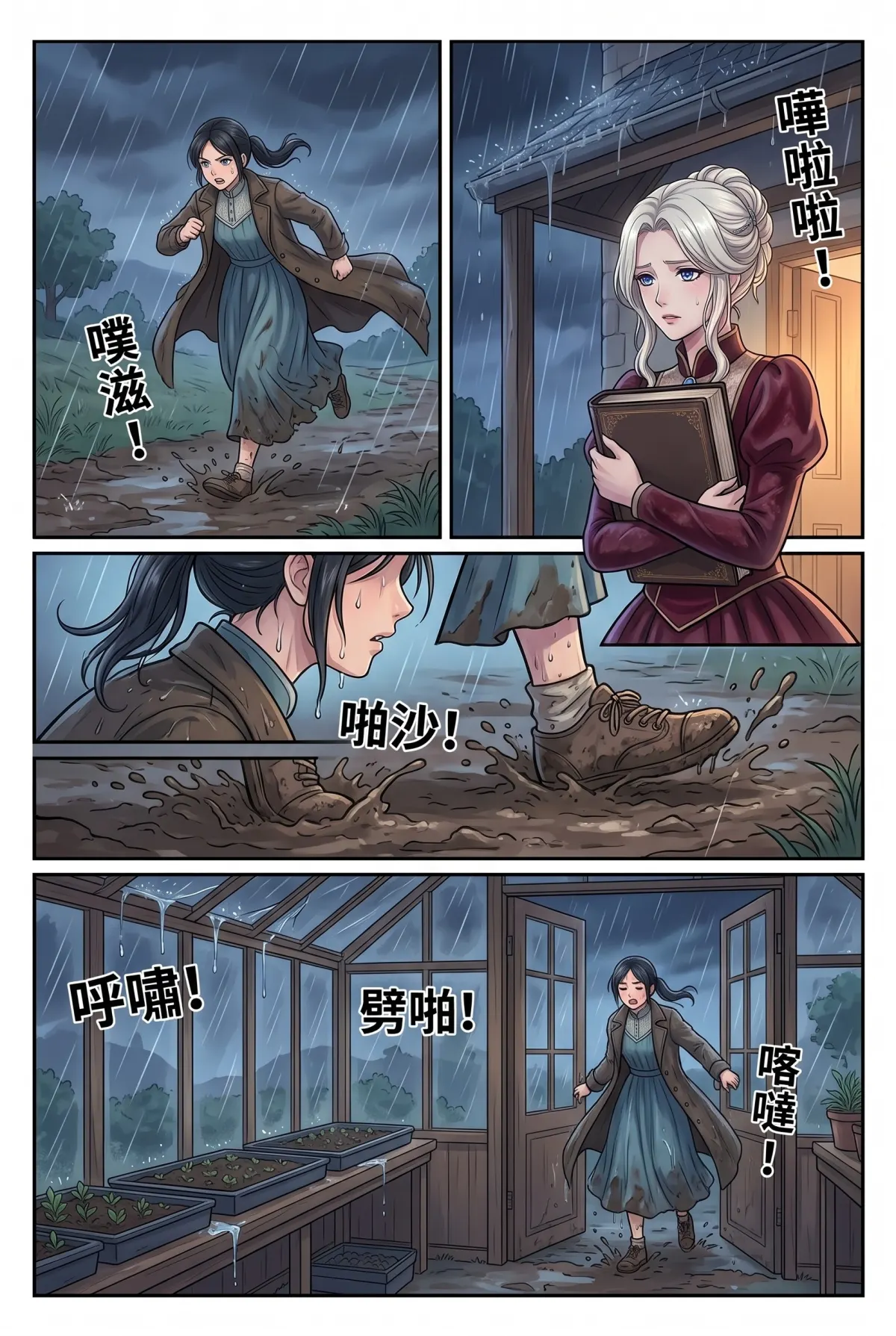 女爵大人，妳的紅茶又忘了加糖 第 10 集　女爵大人，妳的紅茶又忘了加糖 - 第十章：暴風雨夜與發燒的告白 第 5 頁