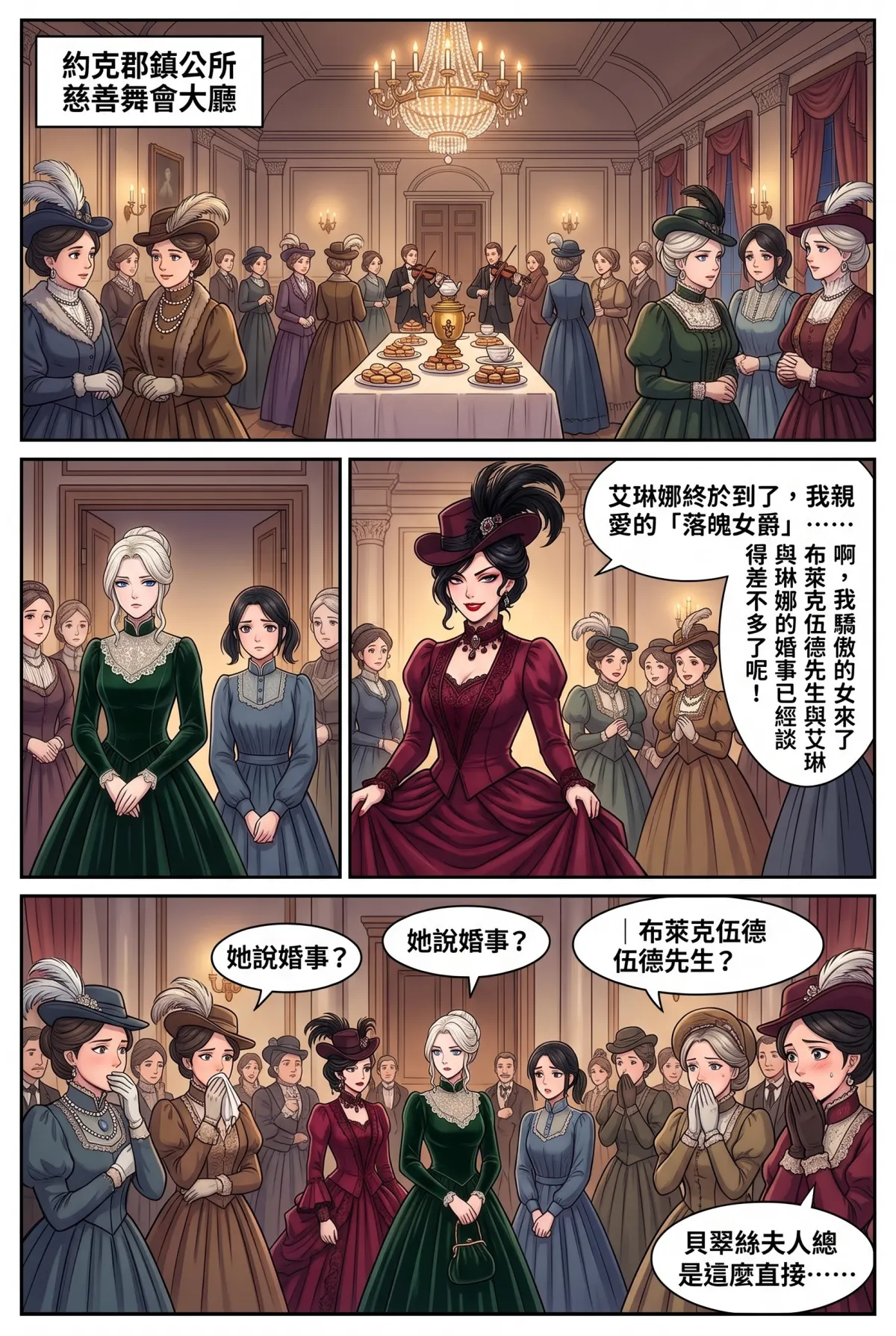 女爵大人，妳的紅茶又忘了加糖 第 11 集　女爵大人，妳的紅茶又忘了加糖 - 第十一章：三方圍剿與逼婚舞會 第 13 頁