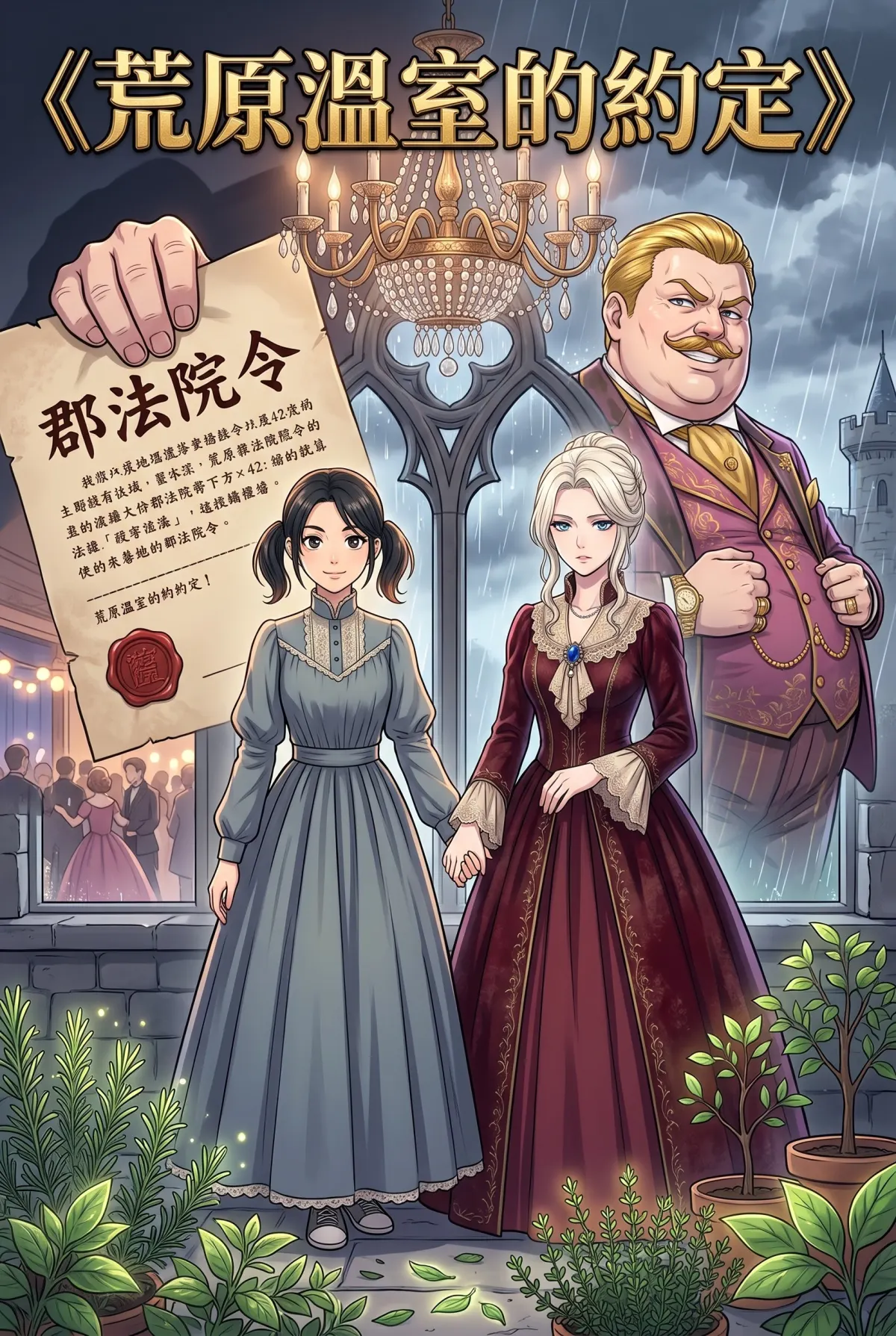 女爵大人，妳的紅茶又忘了加糖 第 11 集　女爵大人，妳的紅茶又忘了加糖 - 第十一章：三方圍剿與逼婚舞會 第 1 頁