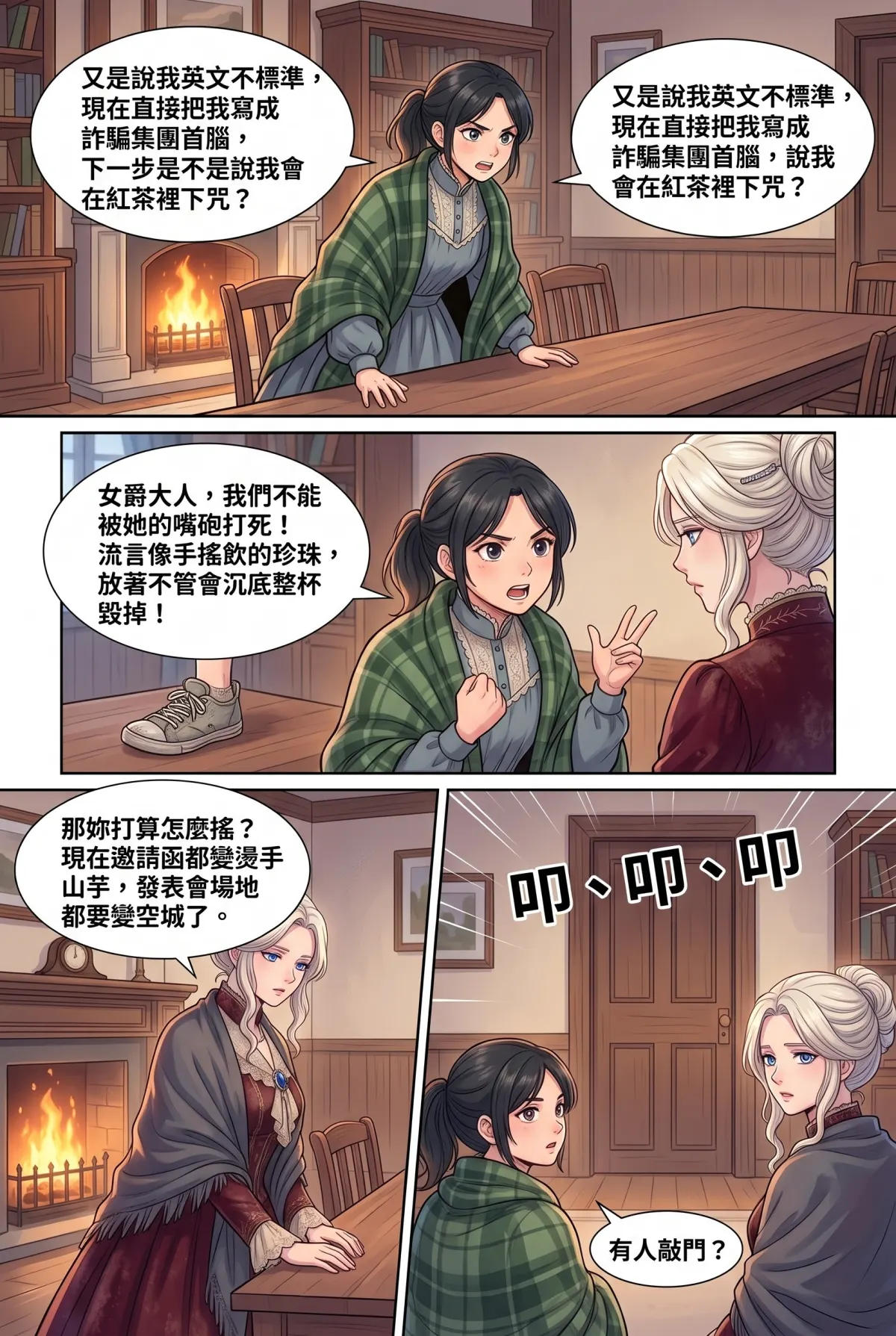 女爵大人，妳的紅茶又忘了加糖 第 12 集　女爵大人，妳的紅茶又忘了加糖 - 第十二章：茱莉安的墨水與瑪莎的助攻 第 5 頁