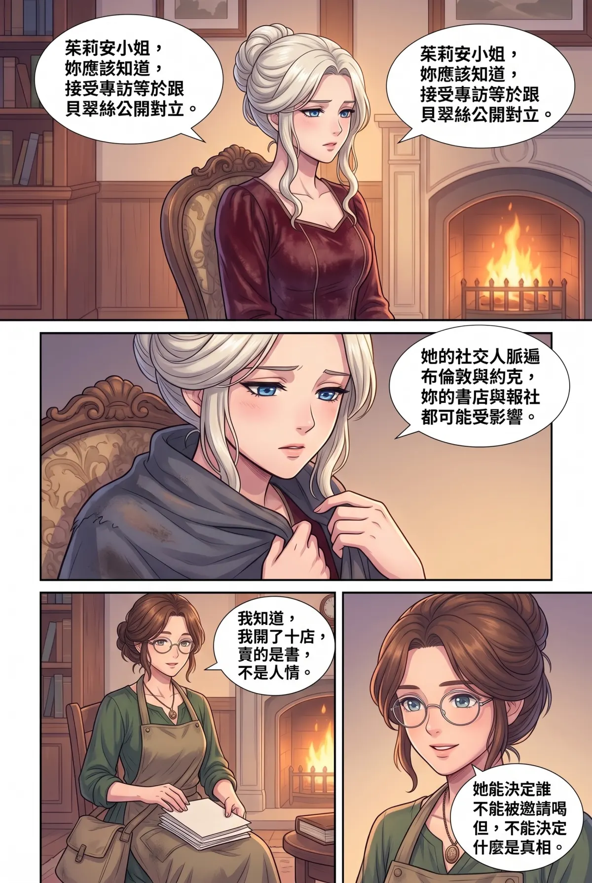 女爵大人，妳的紅茶又忘了加糖 第 12 集　女爵大人，妳的紅茶又忘了加糖 - 第十二章：茱莉安的墨水與瑪莎的助攻 第 10 頁