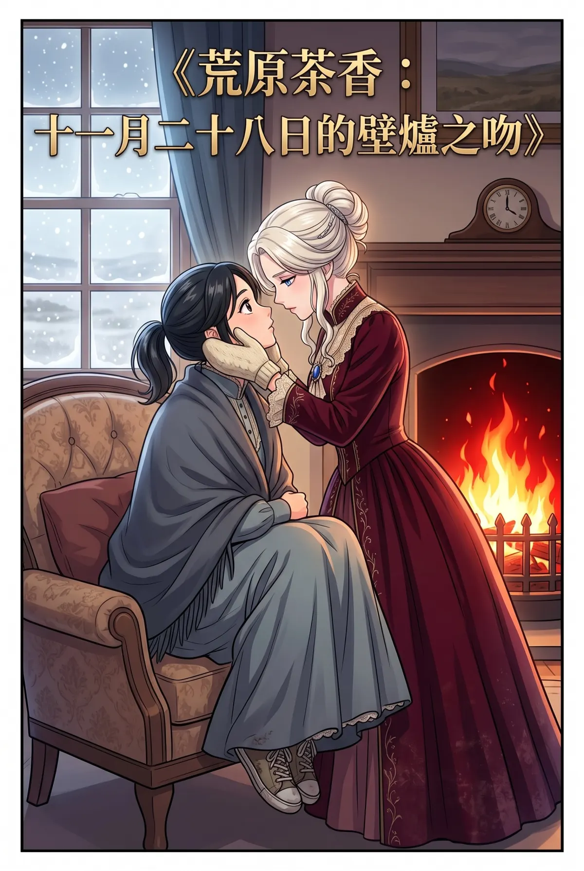 女爵大人，妳的紅茶又忘了加糖 第 13 集　女爵大人，妳的紅茶又忘了加糖 - 第十三章：聖誕手套與壁爐前的初吻 第 1 頁