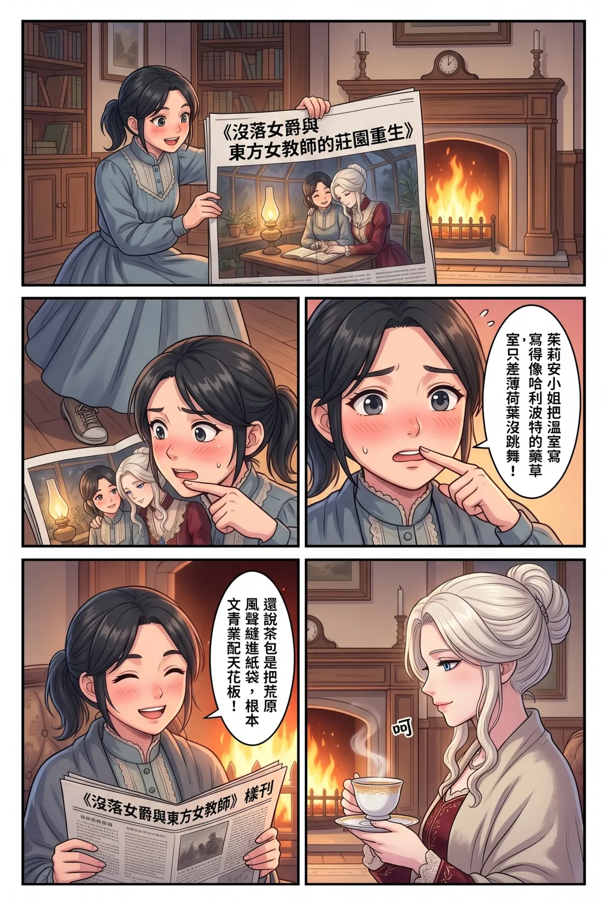女爵大人，妳的紅茶又忘了加糖 第 13 集　女爵大人，妳的紅茶又忘了加糖 - 第十三章：聖誕手套與壁爐前的初吻 第 3 頁