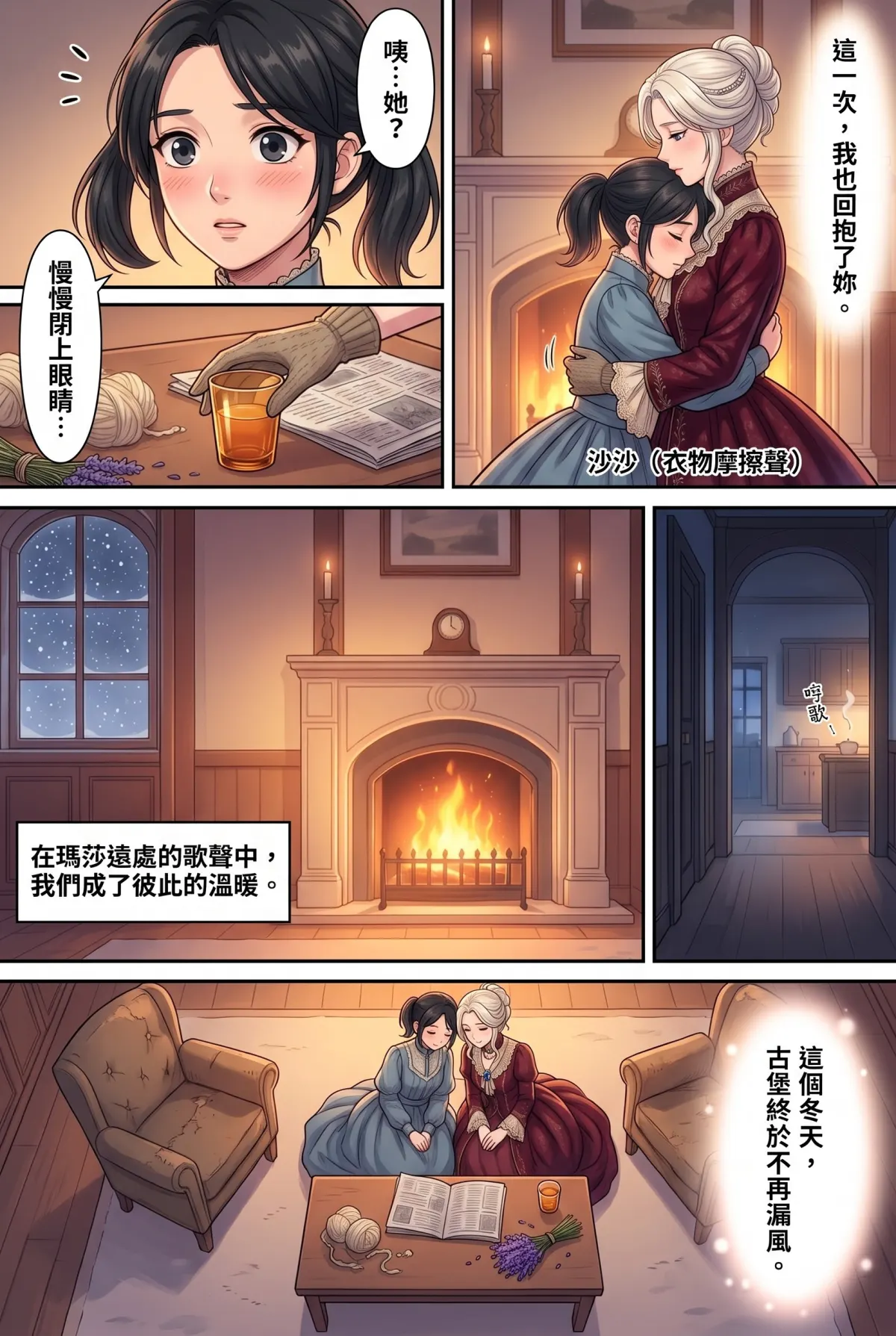 女爵大人，妳的紅茶又忘了加糖 第 13 集　女爵大人，妳的紅茶又忘了加糖 - 第十三章：聖誕手套與壁爐前的初吻 第 16 頁