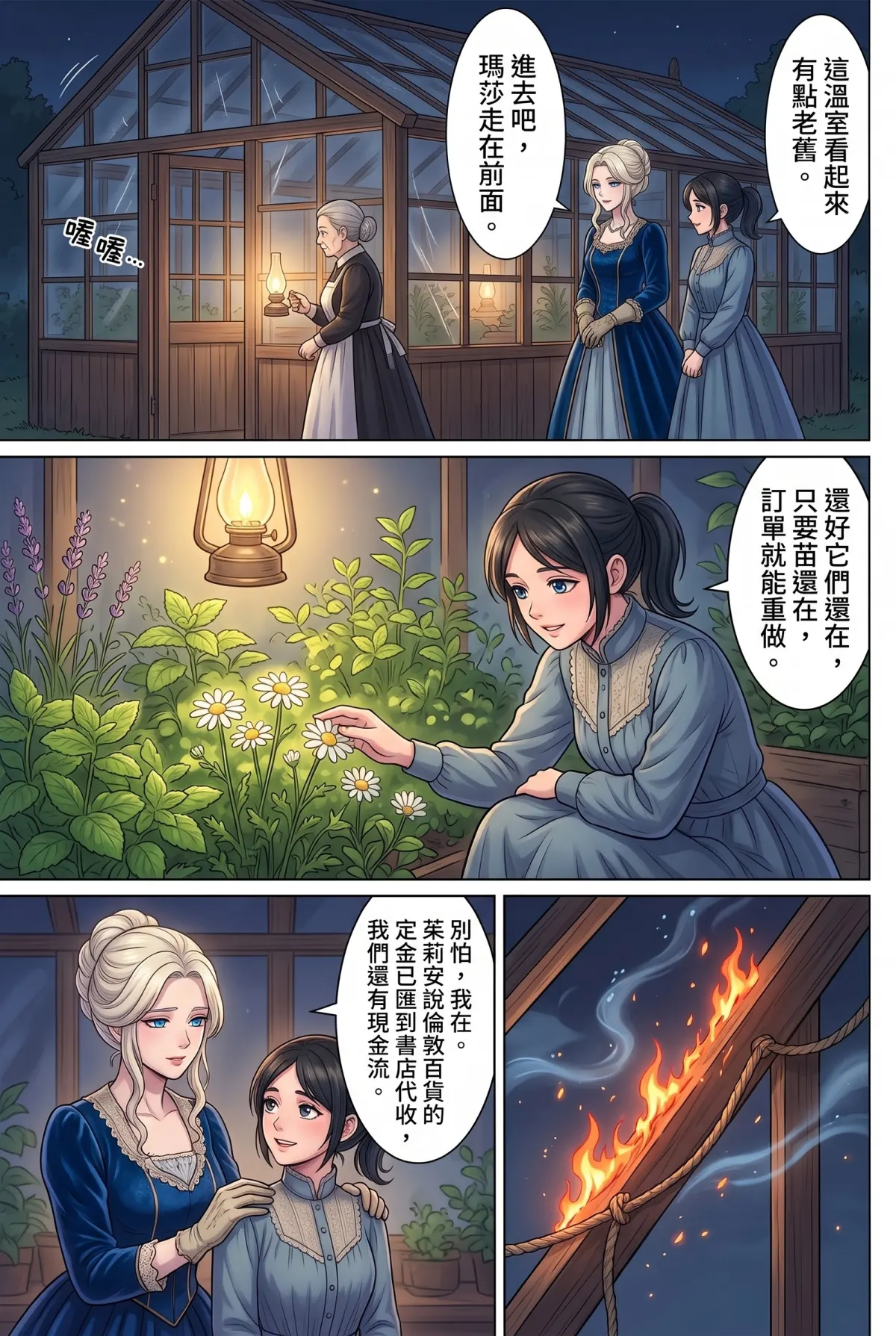女爵大人，妳的紅茶又忘了加糖 第 14 集　女爵大人，妳的紅茶又忘了加糖 - 第十四章：流言的利刃與溫室縱火 第 12 頁