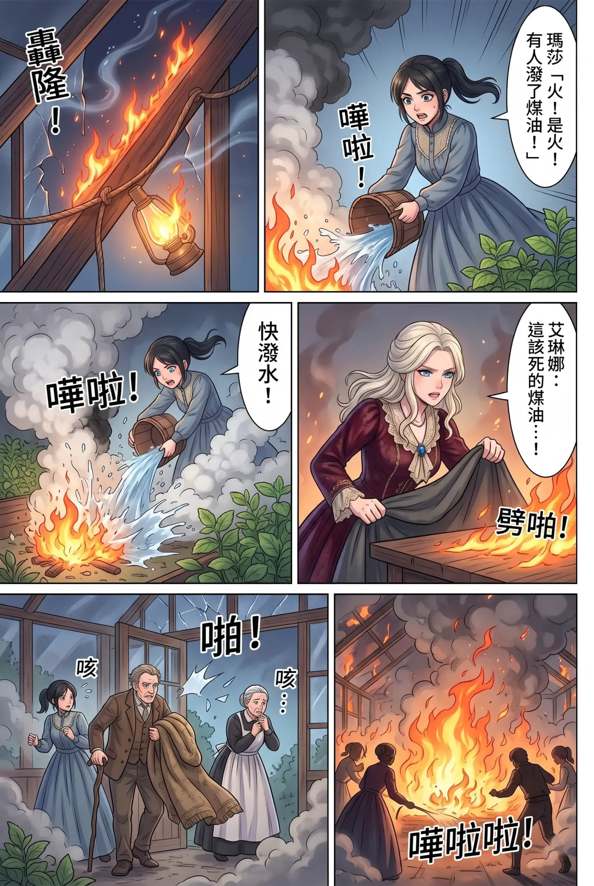女爵大人，妳的紅茶又忘了加糖 第 14 集　女爵大人，妳的紅茶又忘了加糖 - 第十四章：流言的利刃與溫室縱火 第 13 頁