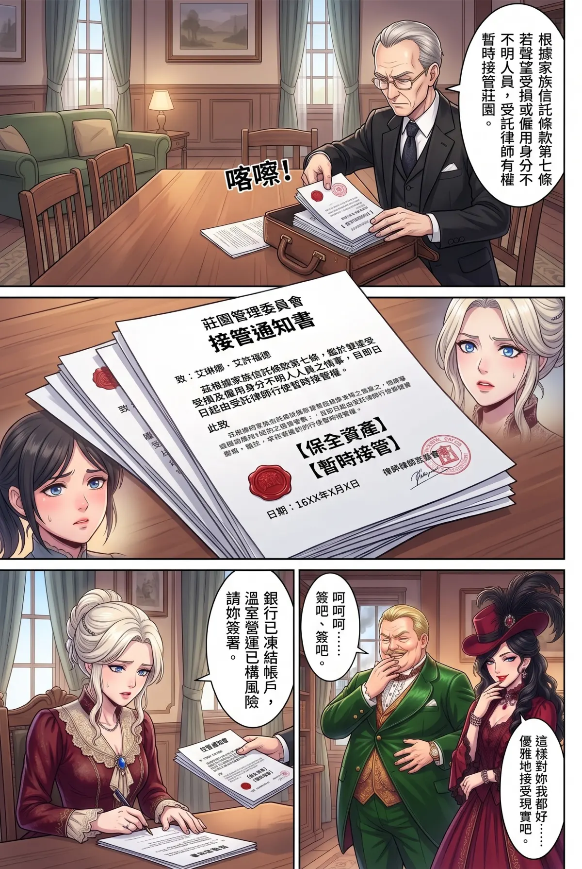 女爵大人，妳的紅茶又忘了加糖 第 14 集　女爵大人，妳的紅茶又忘了加糖 - 第十四章：流言的利刃與溫室縱火 第 8 頁