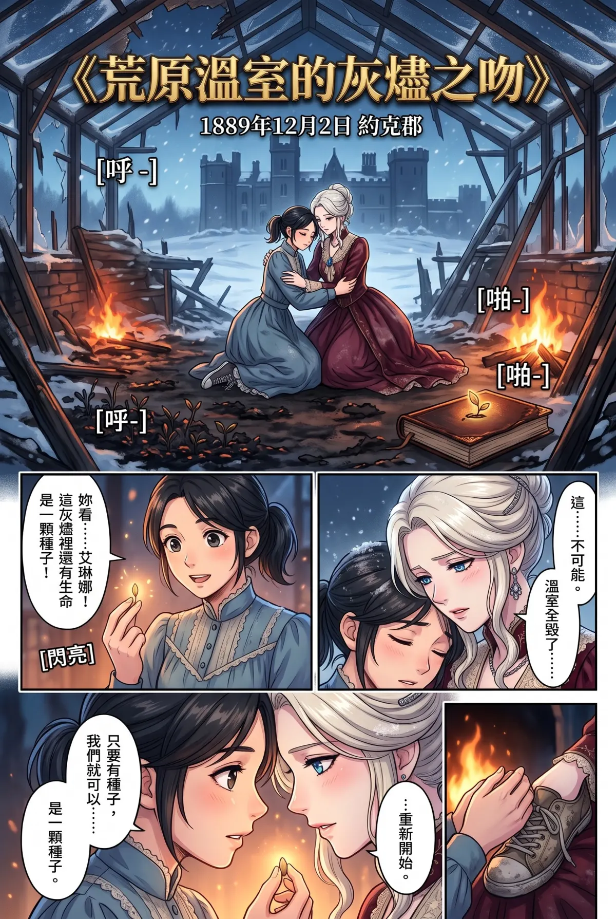女爵大人，妳的紅茶又忘了加糖 第 14 集　女爵大人，妳的紅茶又忘了加糖 - 第十四章：流言的利刃與溫室縱火 第 1 頁