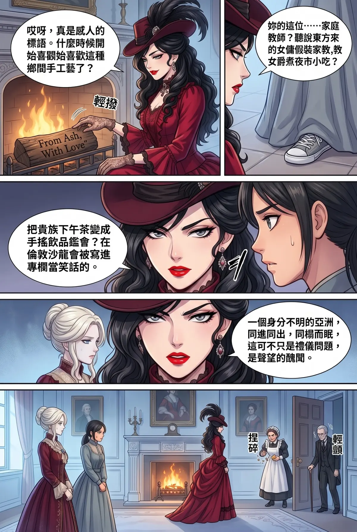 女爵大人，妳的紅茶又忘了加糖 第 17 集　女爵大人，妳的紅茶又忘了加糖 - 第十七章：最後通牒與法庭前的對峙 第 8 頁