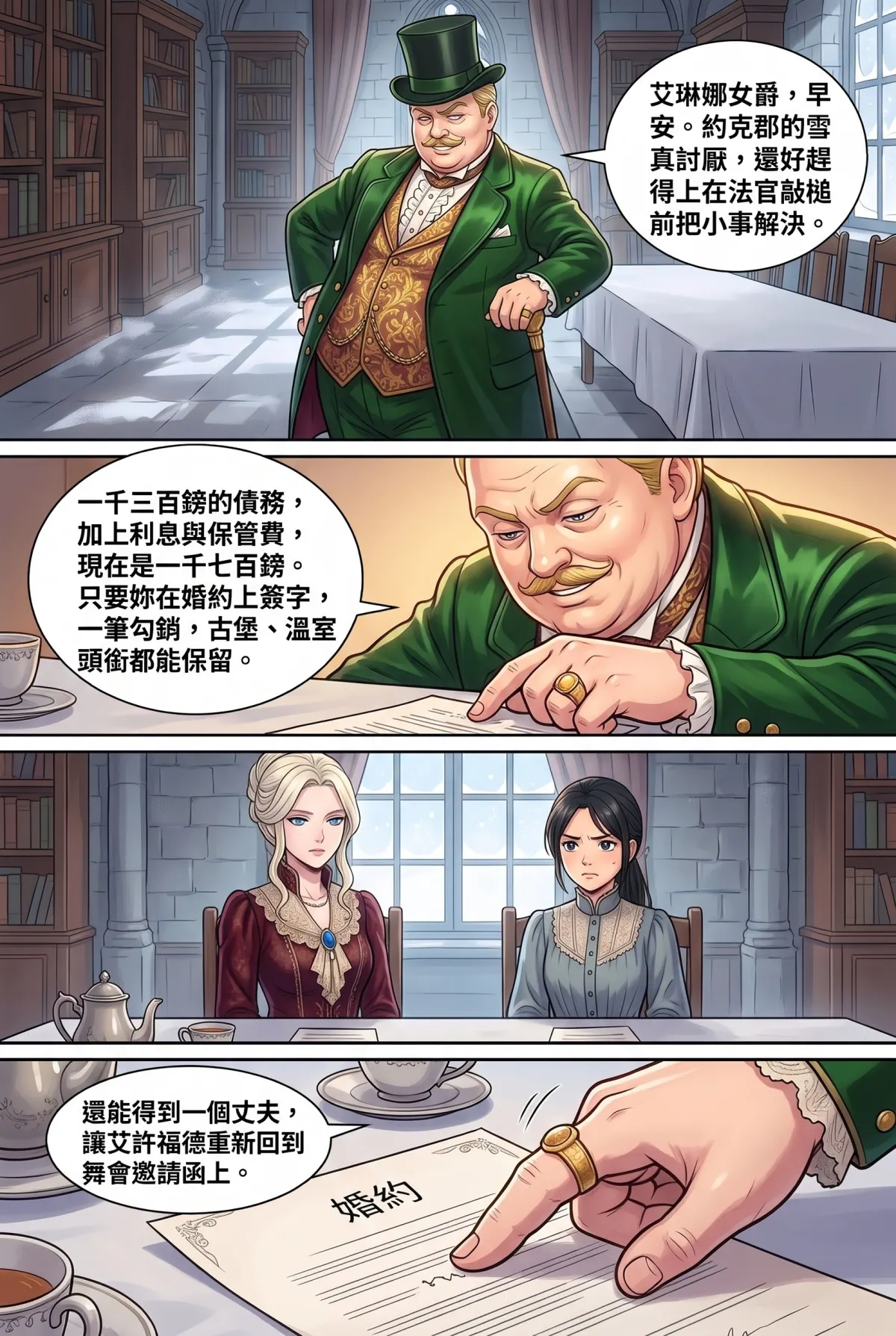 女爵大人，妳的紅茶又忘了加糖 第 17 集　女爵大人，妳的紅茶又忘了加糖 - 第十七章：最後通牒與法庭前的對峙 第 6 頁