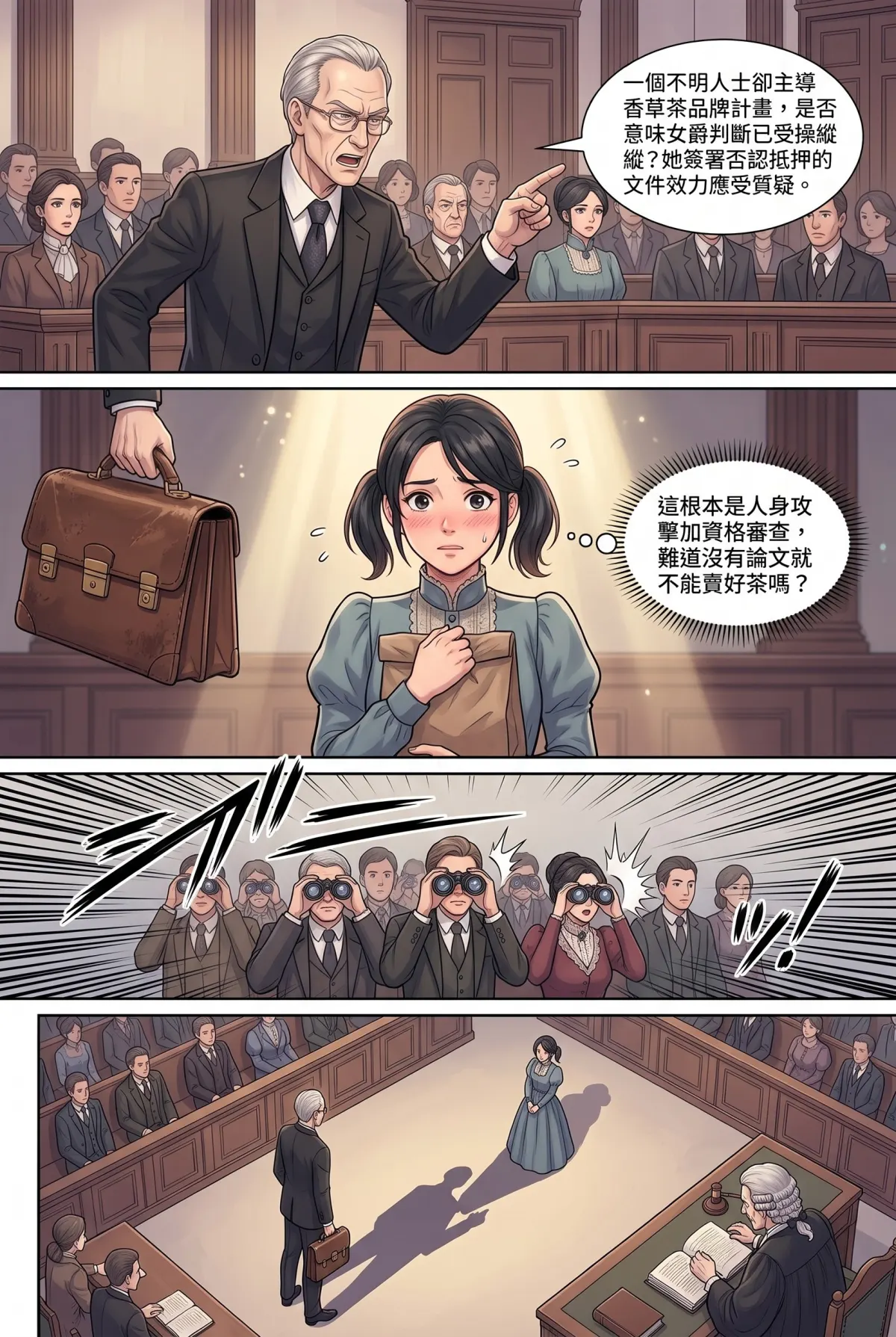 女爵大人，妳的紅茶又忘了加糖 第 18 集　女爵大人，妳的紅茶又忘了加糖 - 第十八章：社交法庭上的逆轉品茶會 第 8 頁