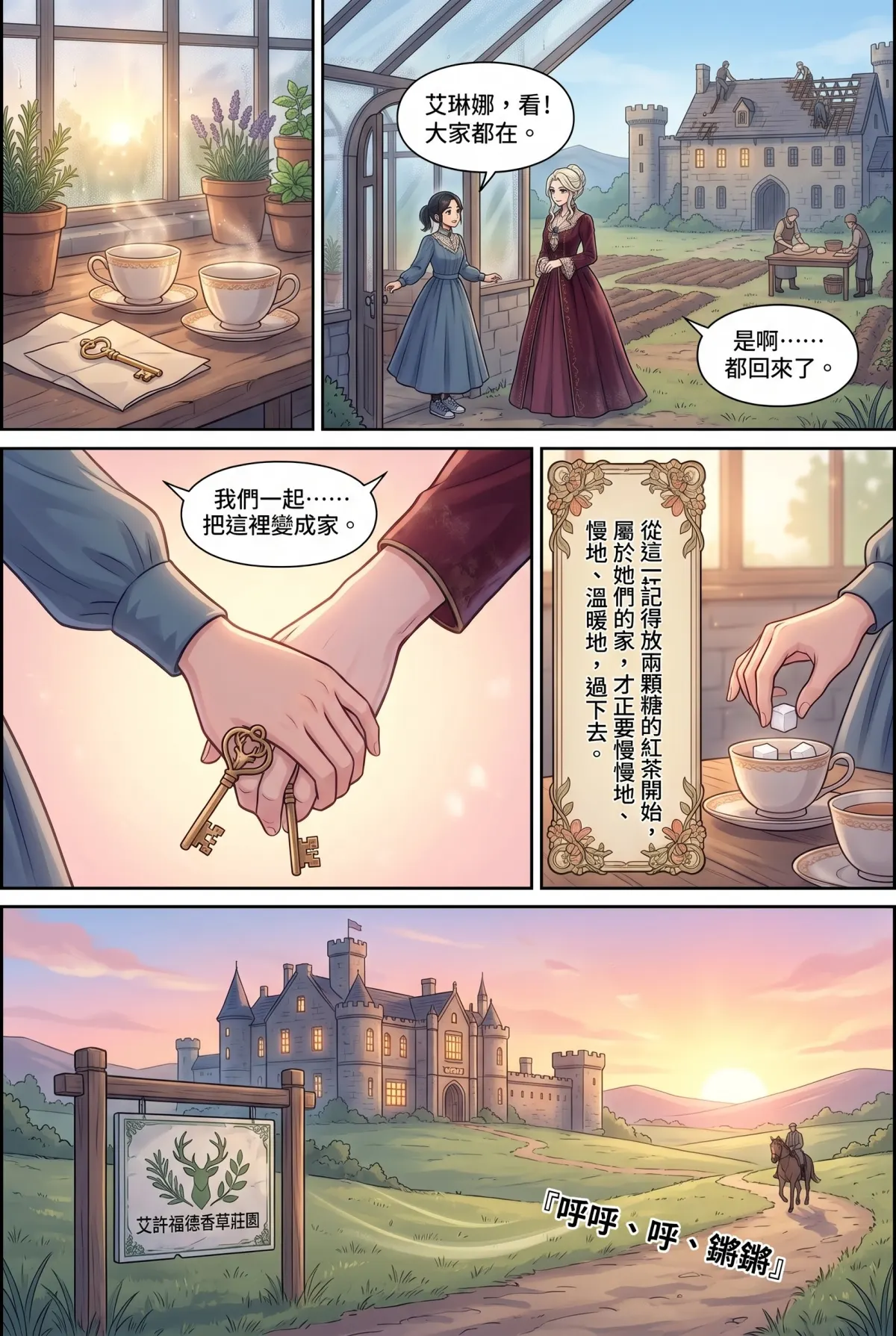 女爵大人，妳的紅茶又忘了加糖 第 20 集　女爵大人，妳的紅茶又忘了加糖 - 第二十章：把古堡變成家，與妳的每杯紅茶 第 16 頁