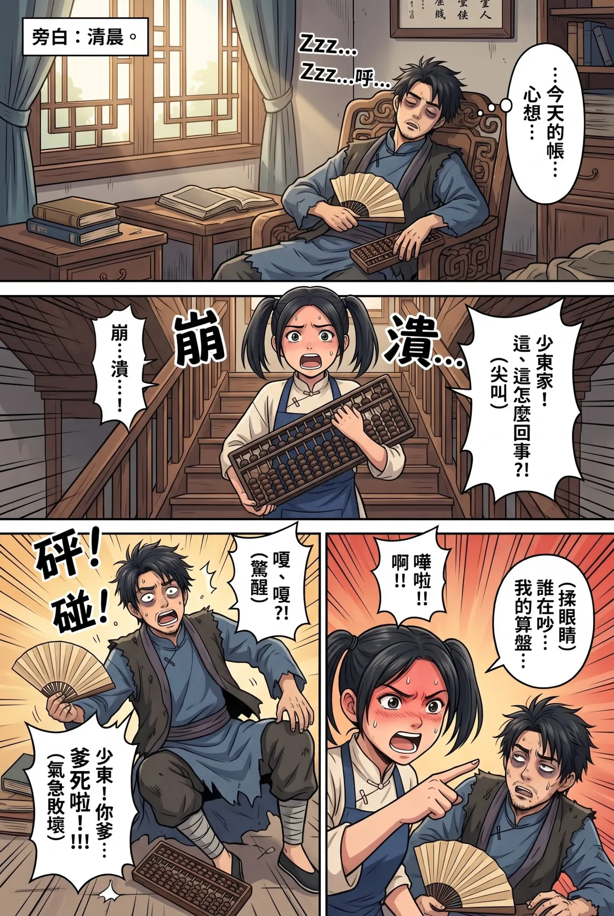 《我的七個債主又為我打起來了》 第 1 集　《我的七個債主又為我打起來了》 - 第一章：醒來就繼承九千萬負債 第 2 頁