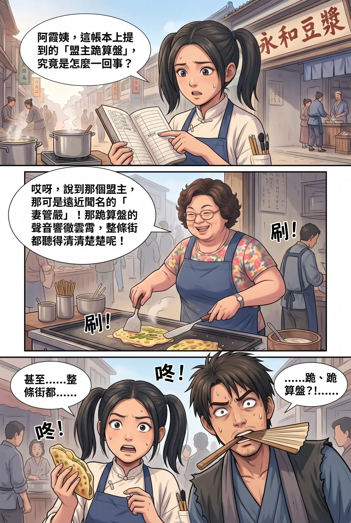 《我的七個債主又為我打起來了》 第 2 集　《我的七個債主又為我打起來了》 - 第二章：破爛帳本裡的核彈級八卦 第 12 頁