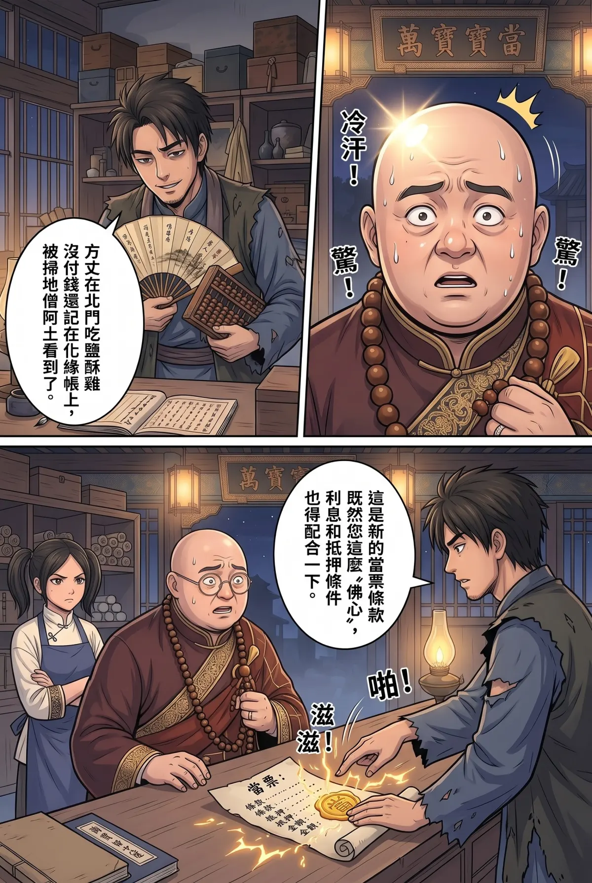 《我的七個債主又為我打起來了》 第 3 集　《我的七個債主又為我打起來了》 - 第三章：第一筆秘密典當成交 第 9 頁