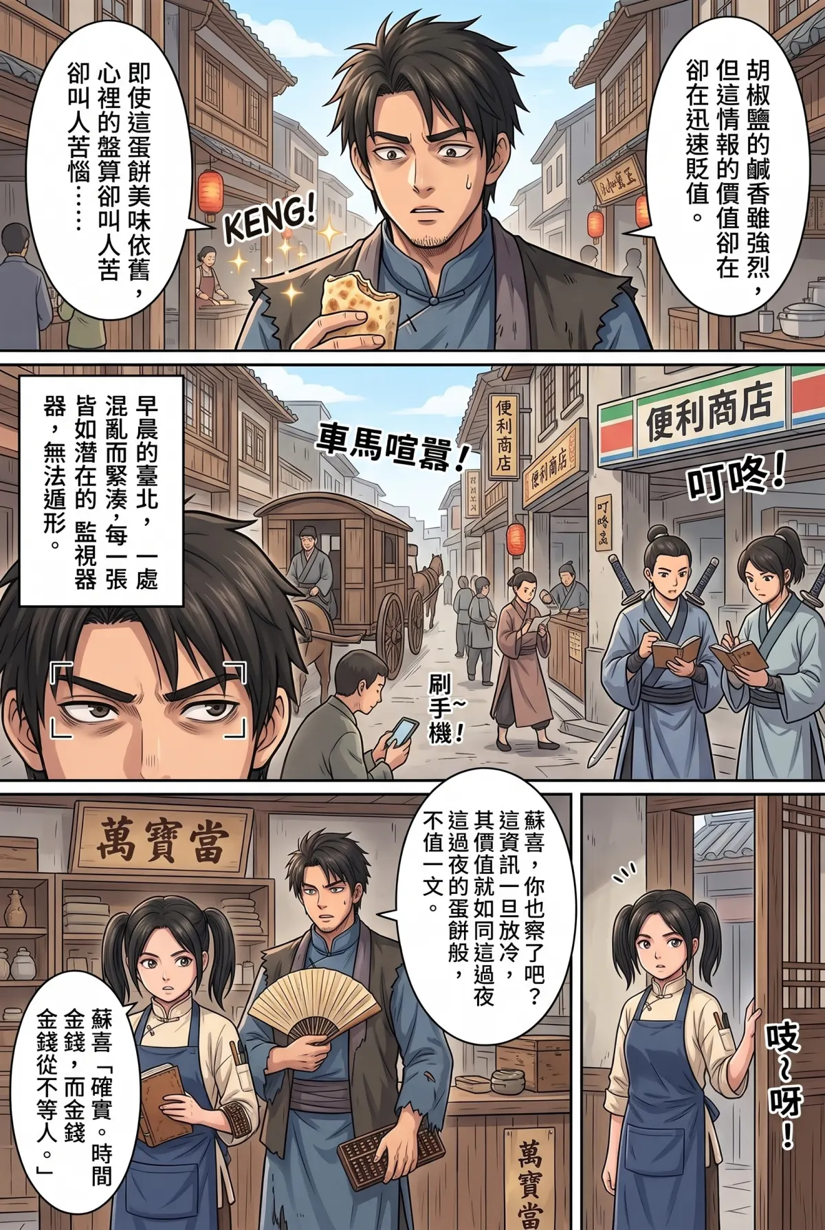 《我的七個債主又為我打起來了》 第 3 集　《我的七個債主又為我打起來了》 - 第三章：第一筆秘密典當成交 第 3 頁