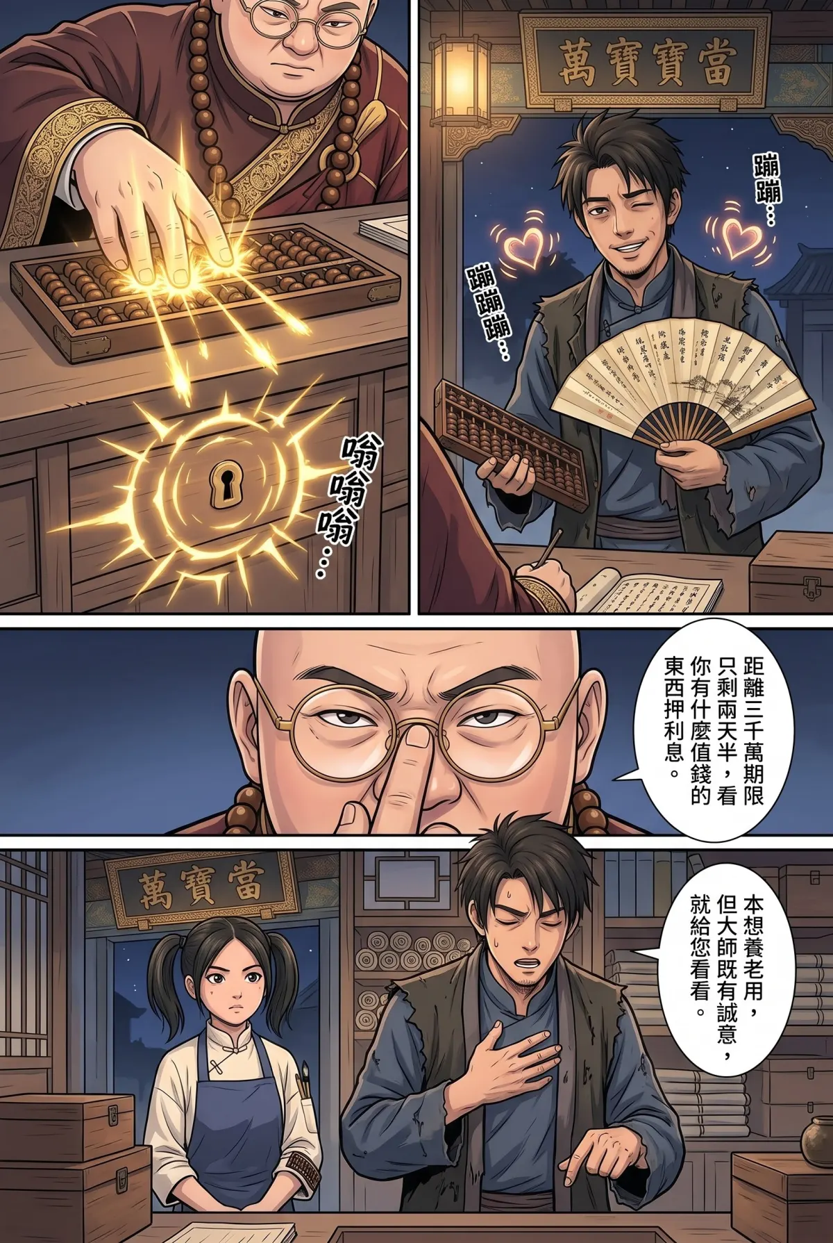 《我的七個債主又為我打起來了》 第 3 集　《我的七個債主又為我打起來了》 - 第三章：第一筆秘密典當成交 第 7 頁